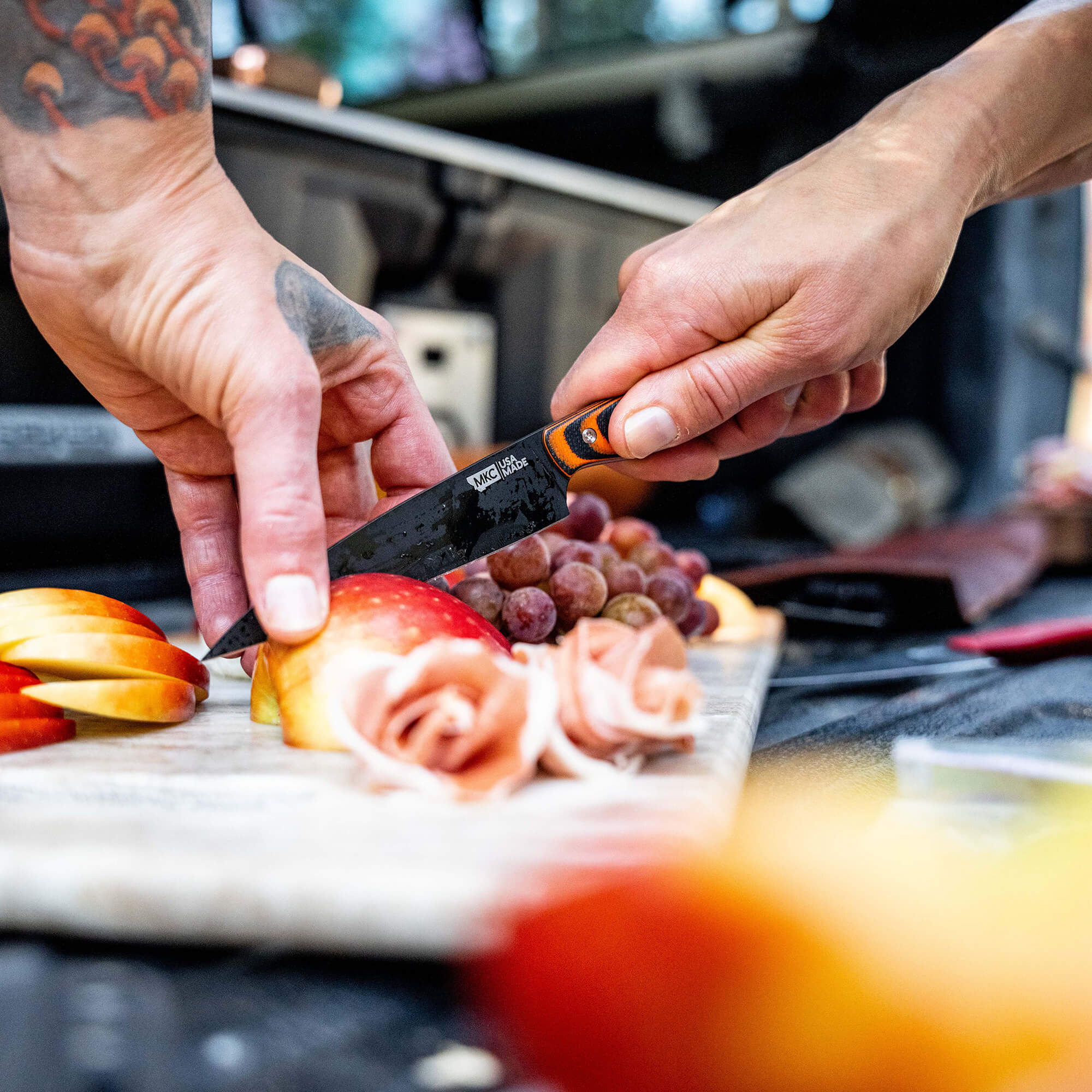 CUTBANK PARING KNIFE - ORANGE/BLACK