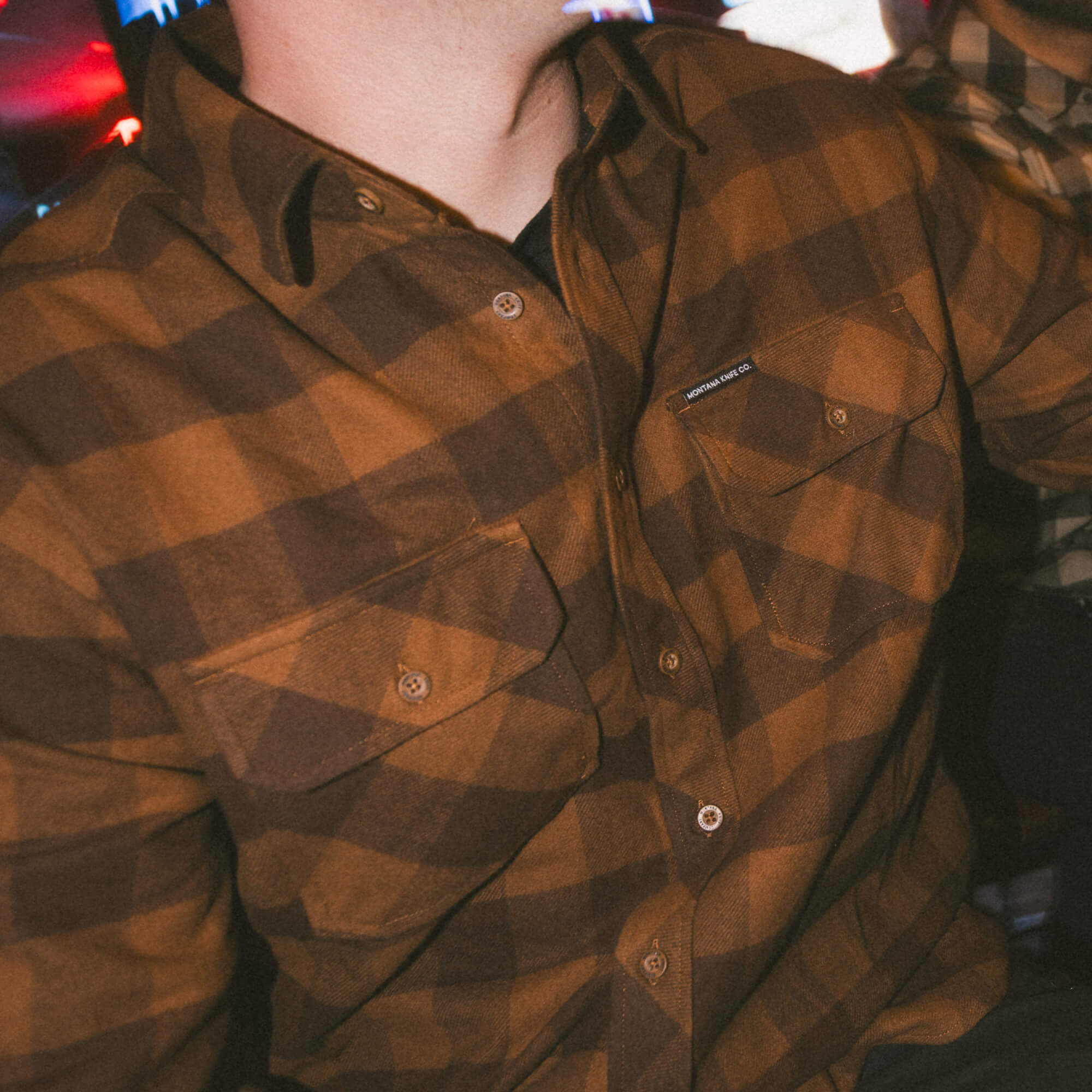 MKC HEAVYWEIGHT FLANNEL - DARK COYOTE