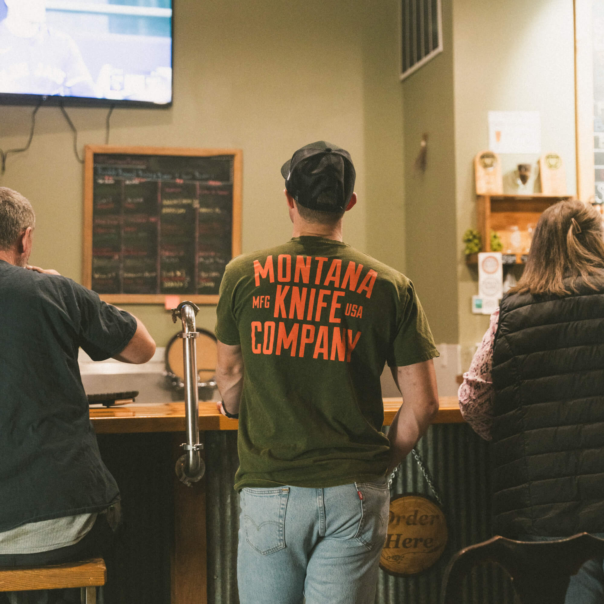 MKC STONEWASH TEE - DARK ARMY