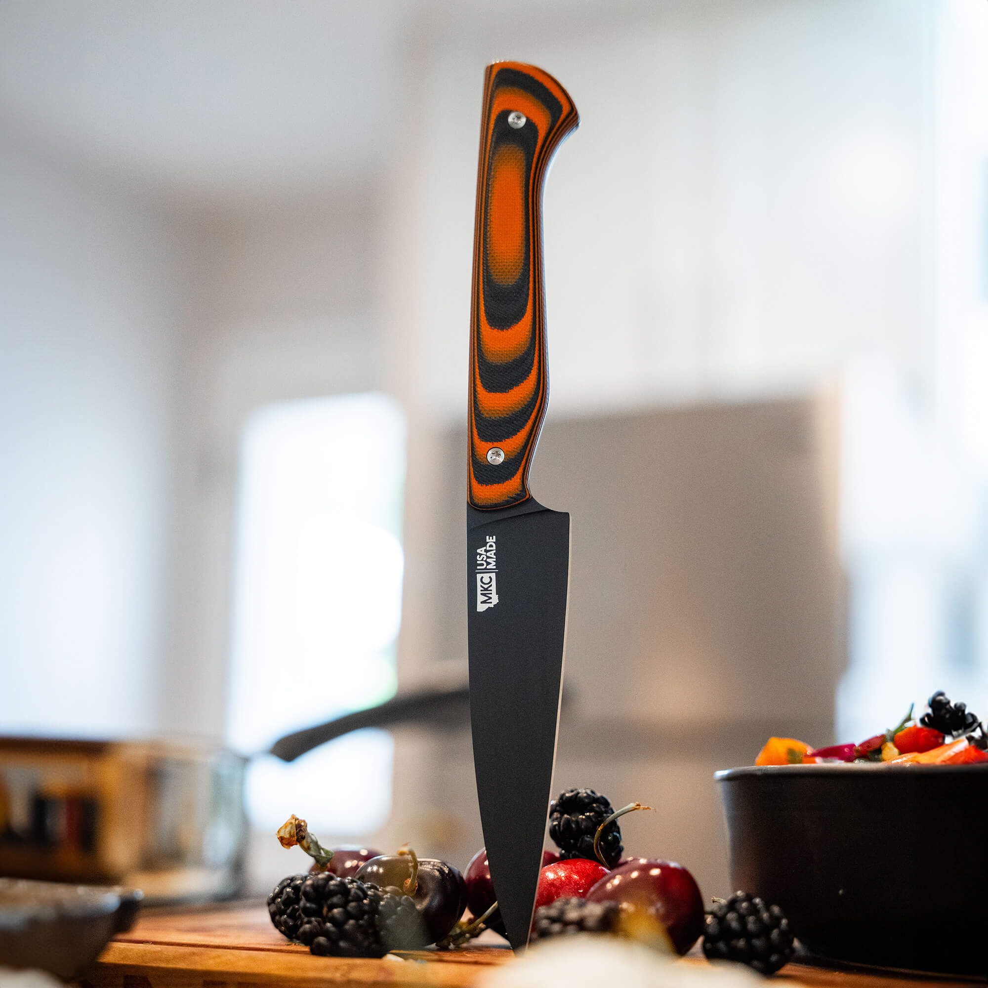 CUTBANK PARING KNIFE - ORANGE/BLACK