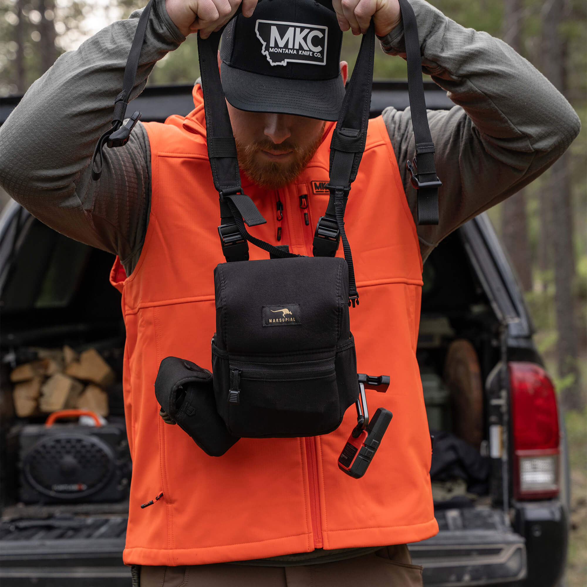 REXFORD RIPSTOP VEST - HUNTER ORANGE