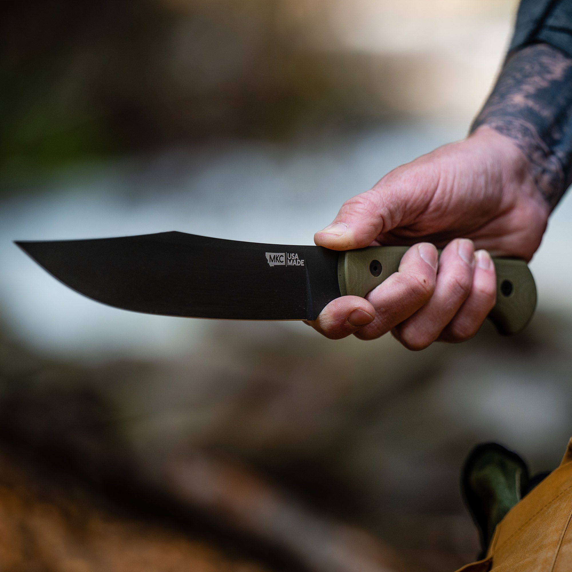 THE MARSHALL BUSHCRAFT KNIFE - OLIVE