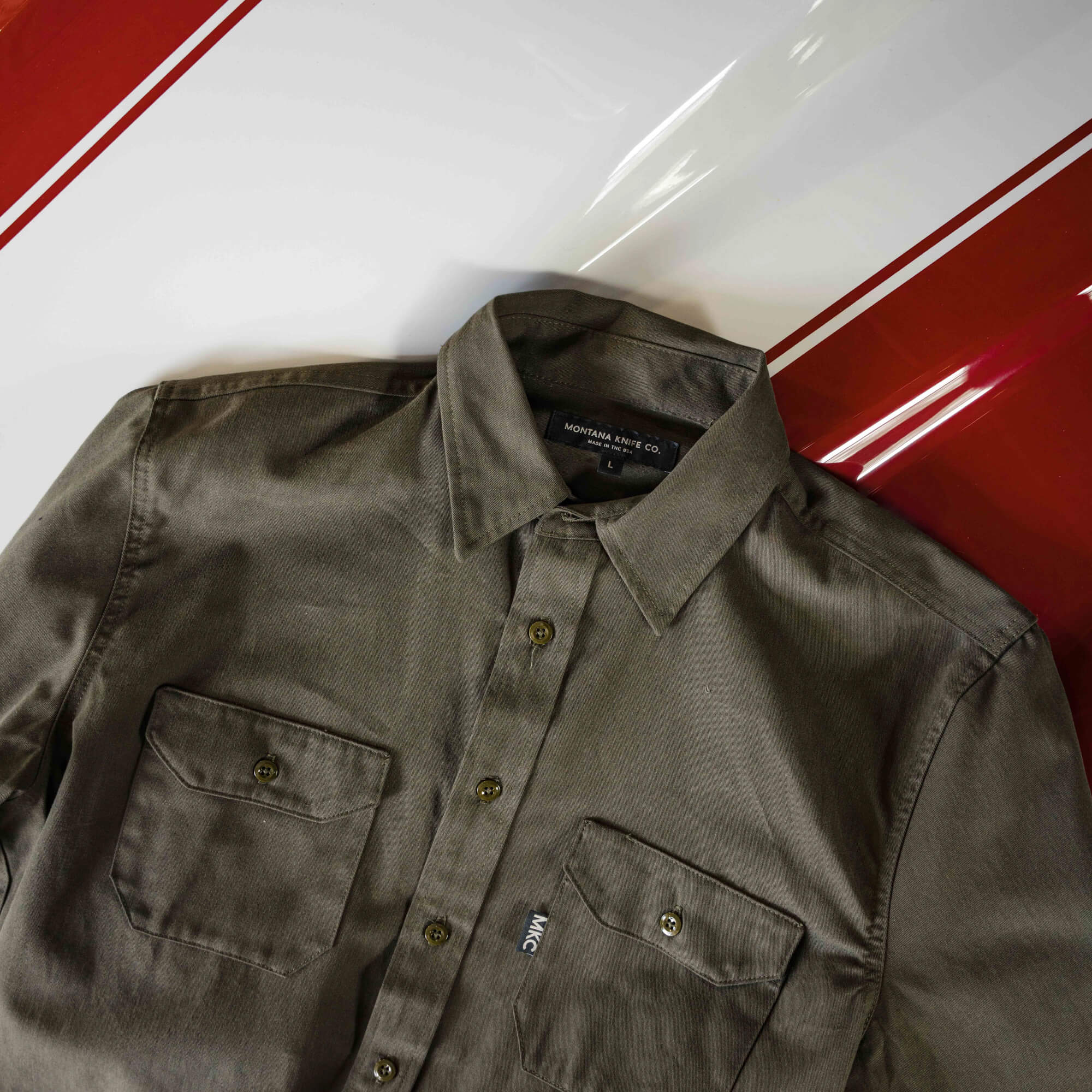 MKC SHOP SHIRT - USA MADE - OLIVE