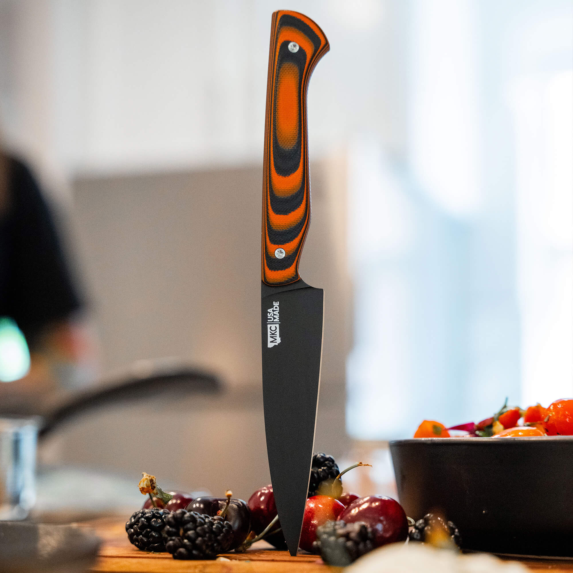 CUTBANK PARING KNIFE - ORANGE/BLACK