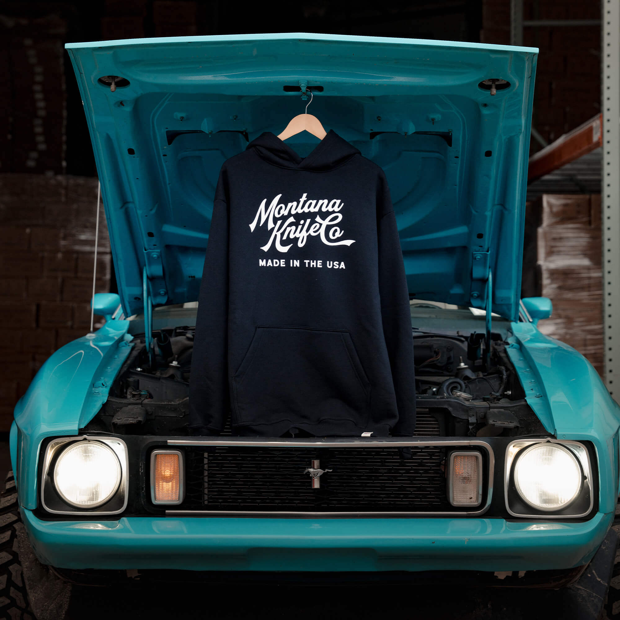 MKC HERITAGE HOODIE - BLACK - USA MADE
