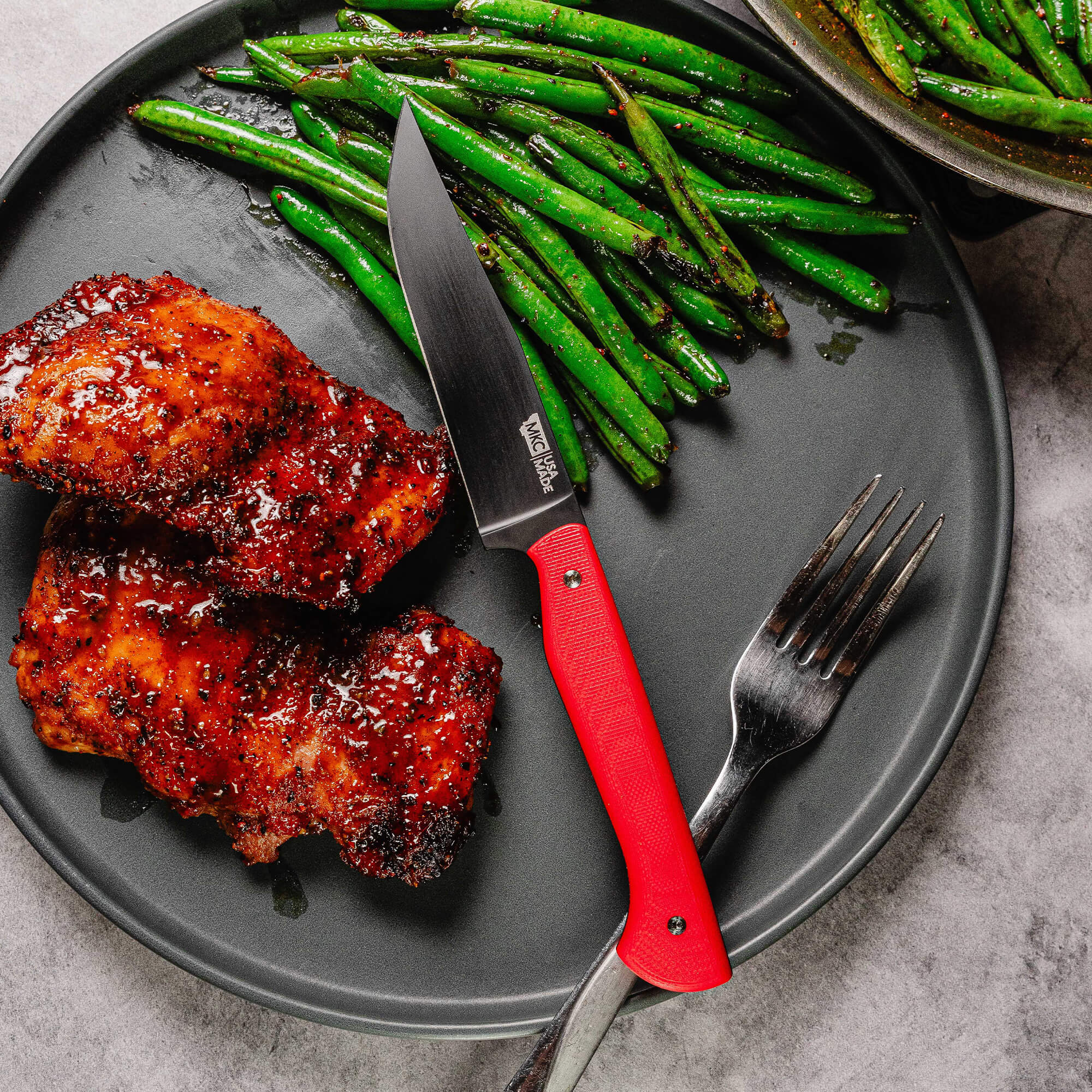 MKC STEAK KNIVES (SET OF 4) - PVD - RED