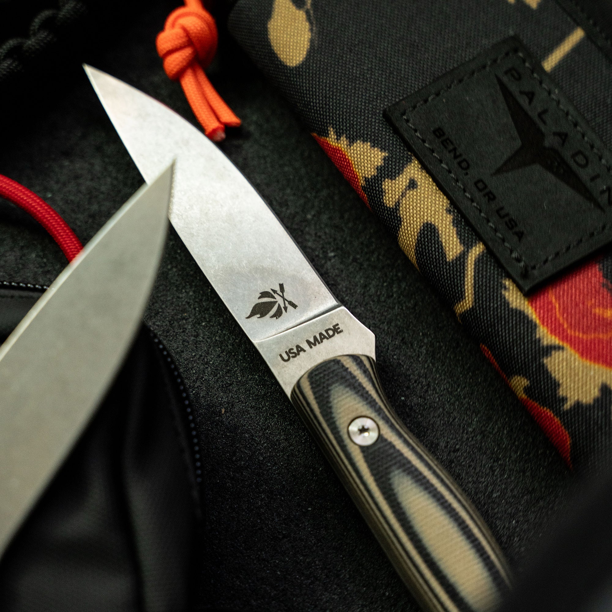 FIELDCRAFT SURVIVAL KNIFE - TAN & BLACK