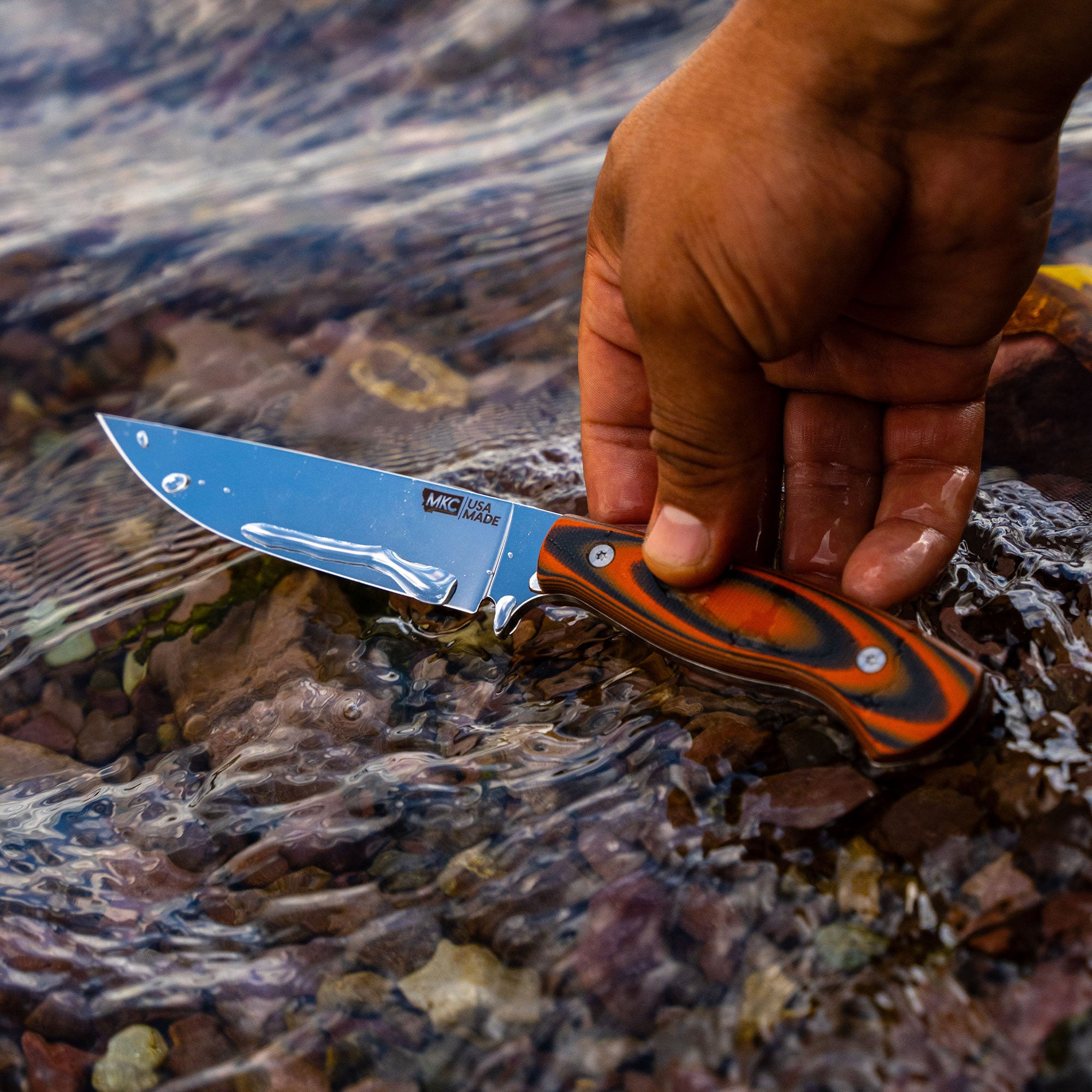 MAGNACUT SUPER CUB - DROP POINT HUNTER - ORANGE & BLACK