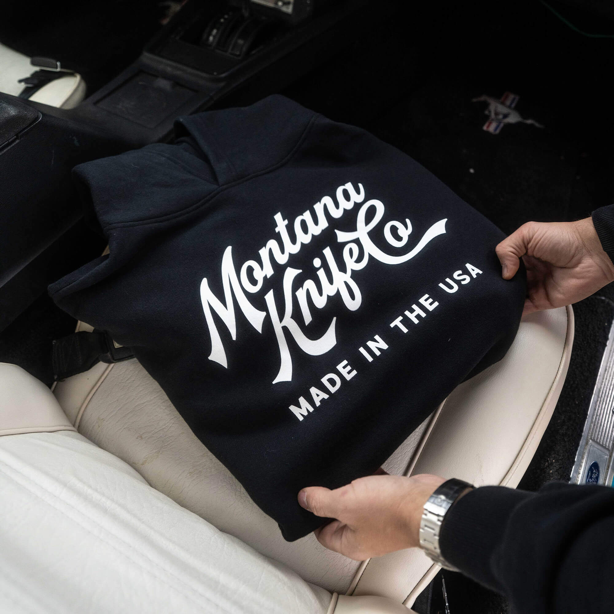 MKC HERITAGE HOODIE - BLACK - USA MADE