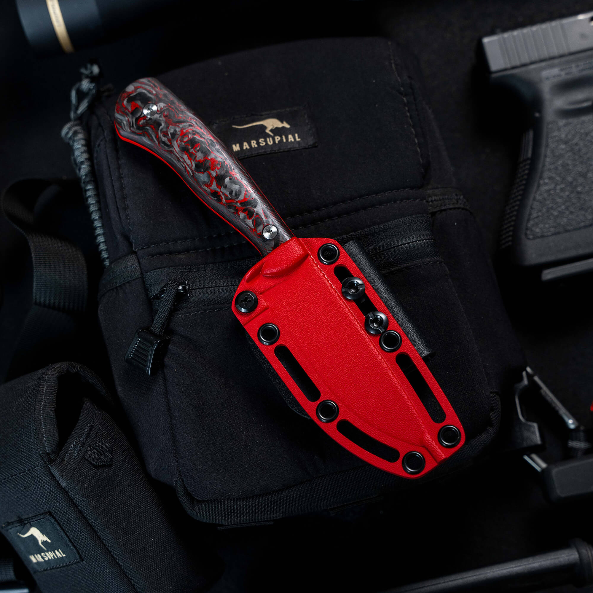 BLOOD BROTHERS WHITETAIL - BLACK/RED