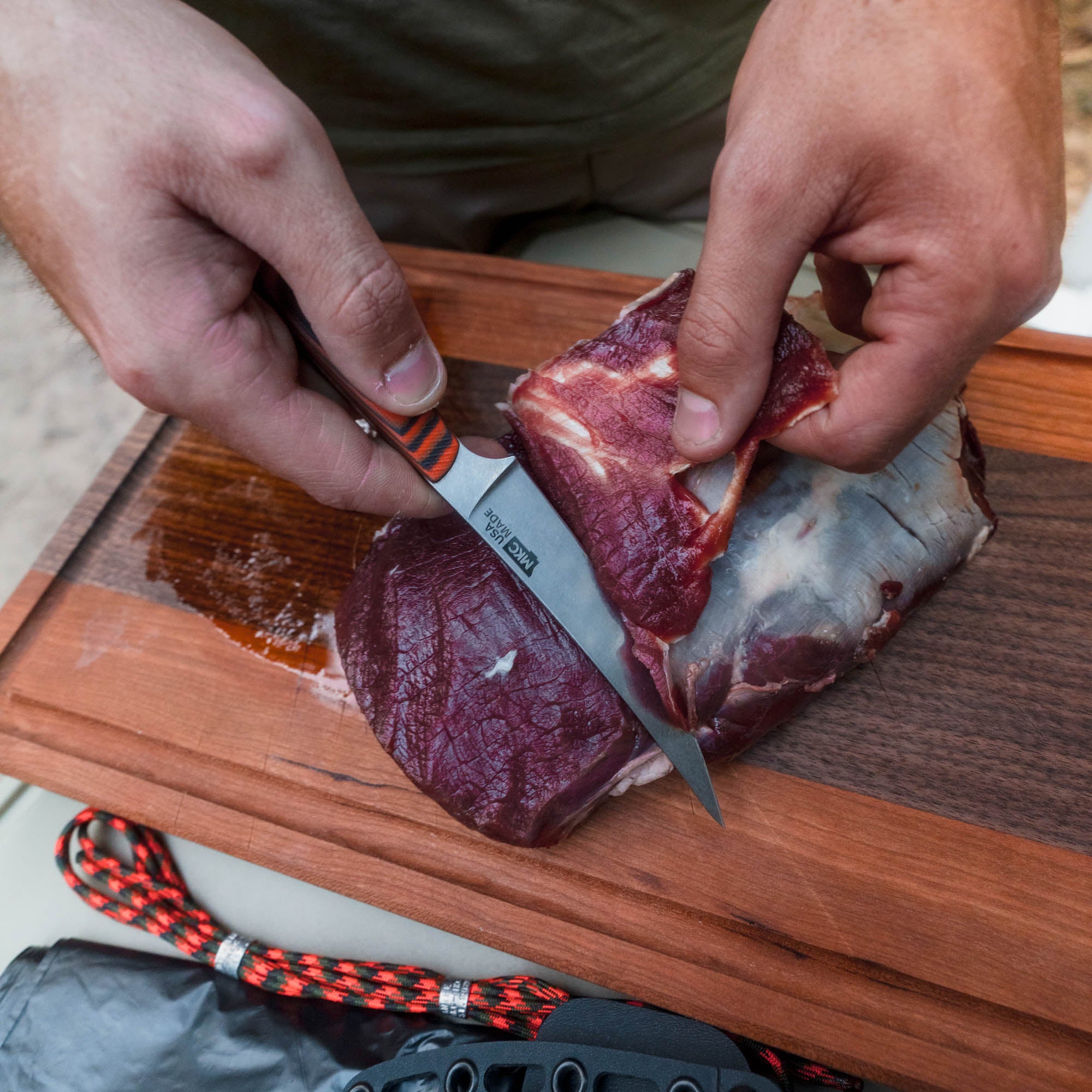 FIELD BONING KNIFE - ORANGE & BLACK