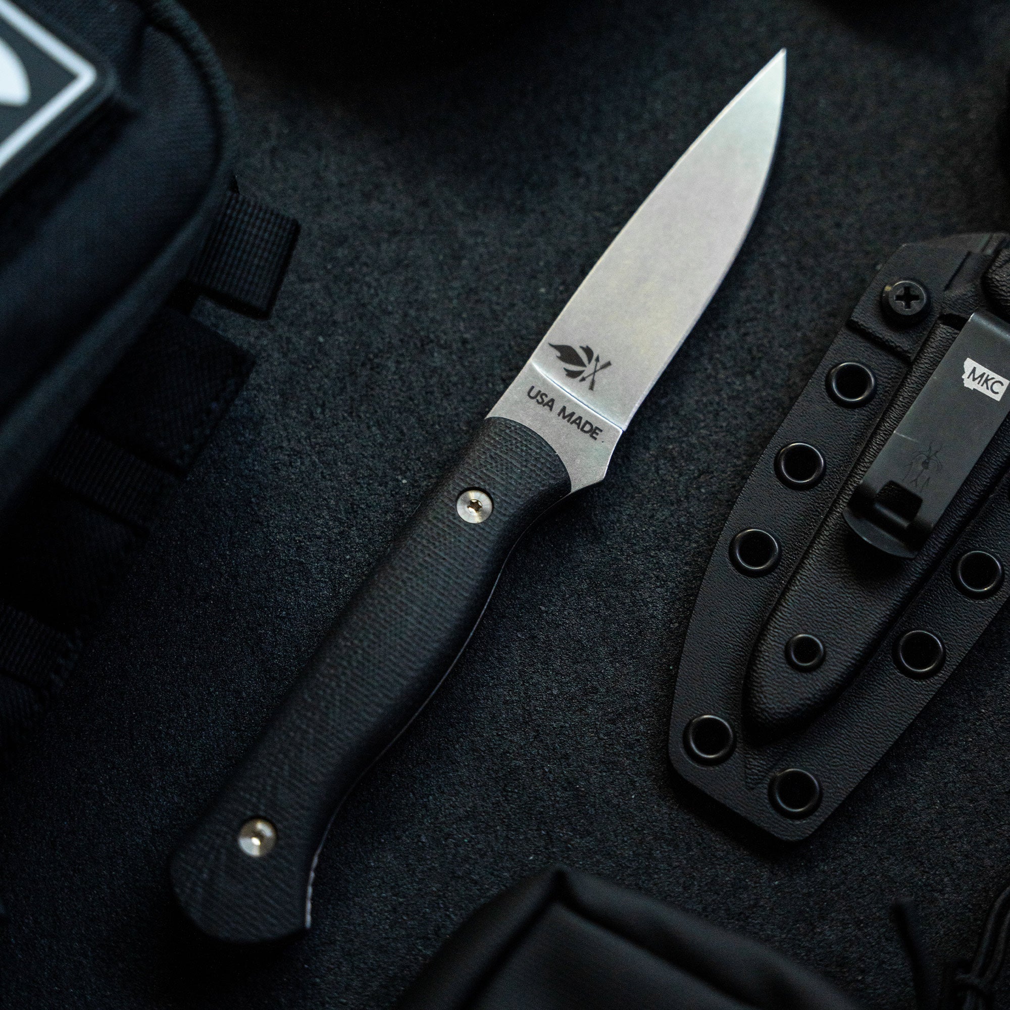 FIELDCRAFT SURVIVAL KNIFE - BLACK