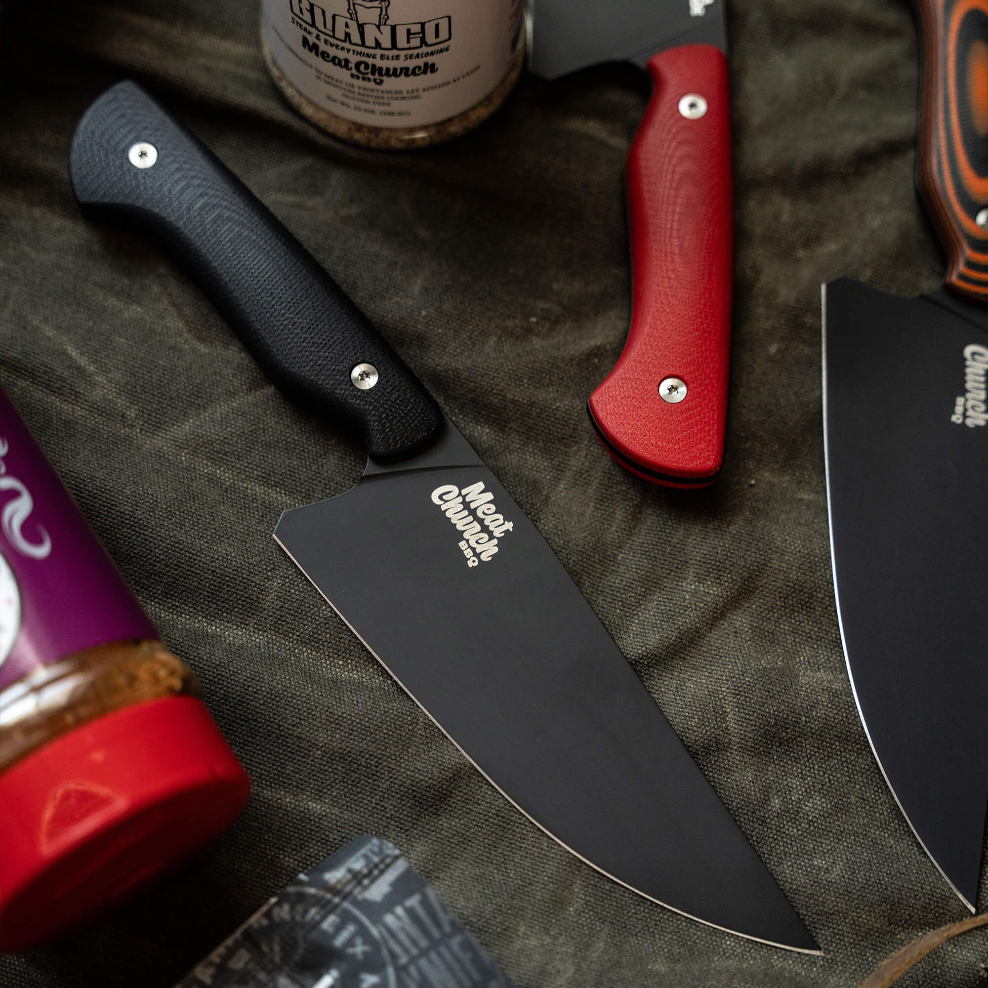 MEAT CHURCH CHEF KNIFE - BLACK