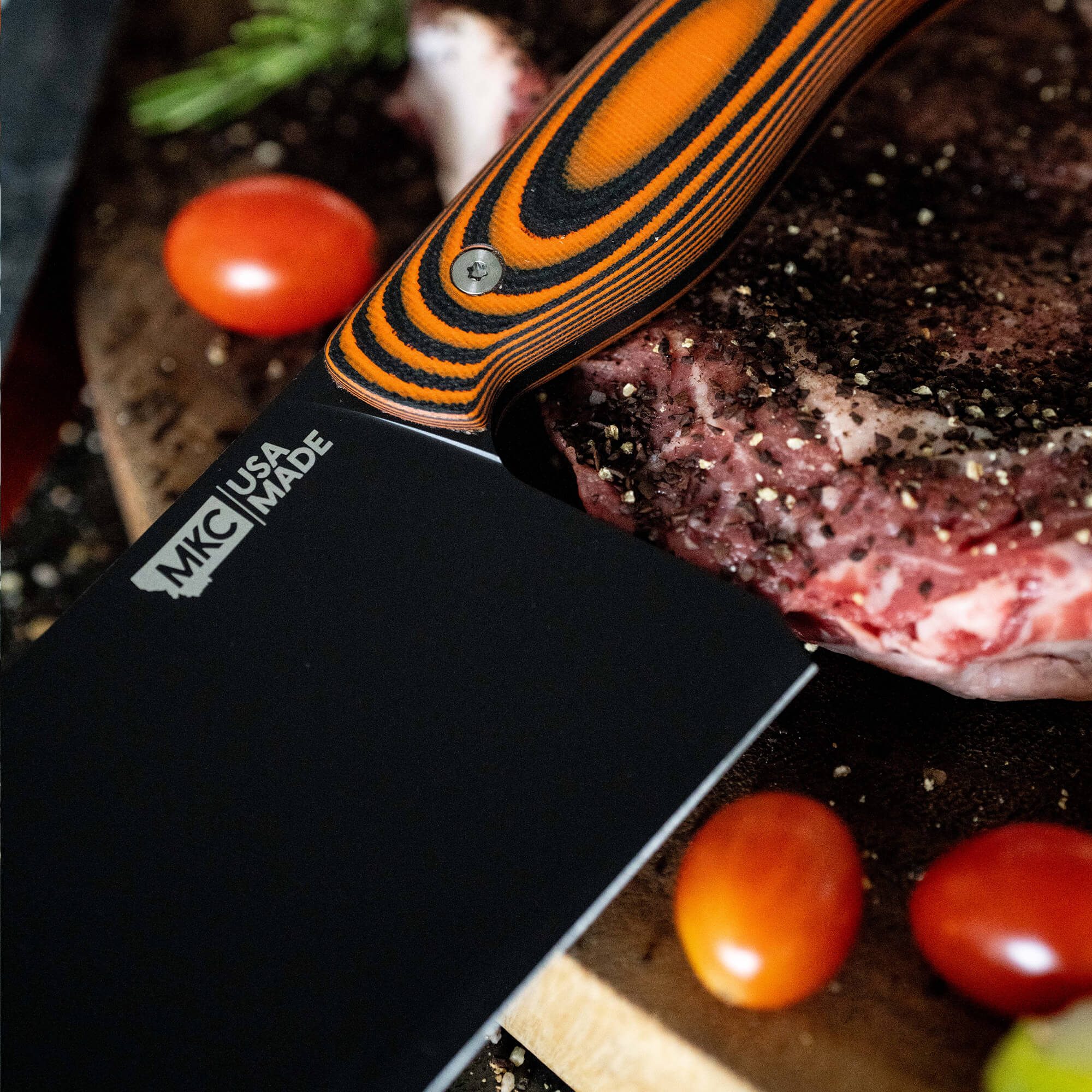 CATTLEMEN CLEAVER 2.0 - ORANGE & BLACK