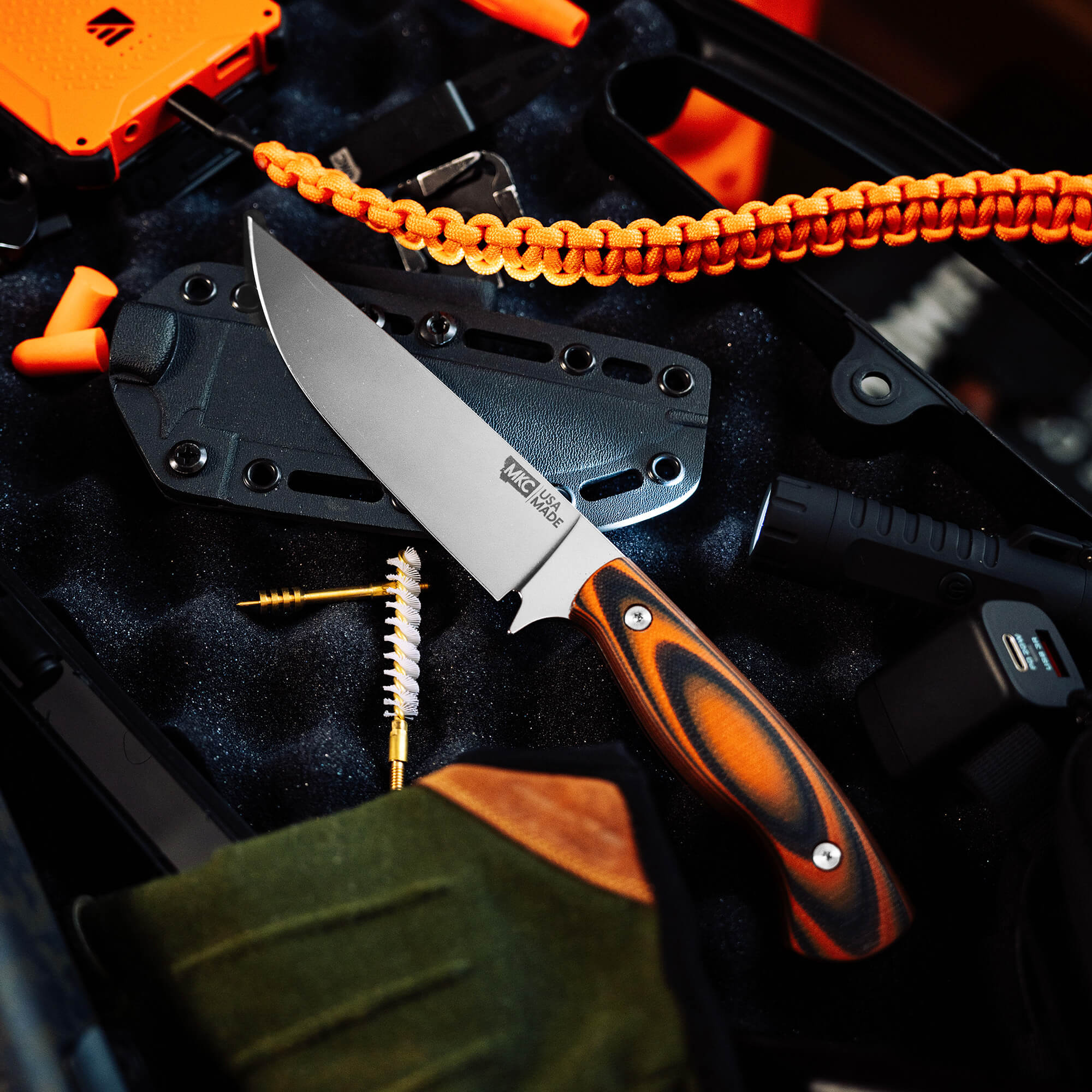 MAGNACUT SUPER CUB - DROP POINT HUNTER - ORANGE & BLACK