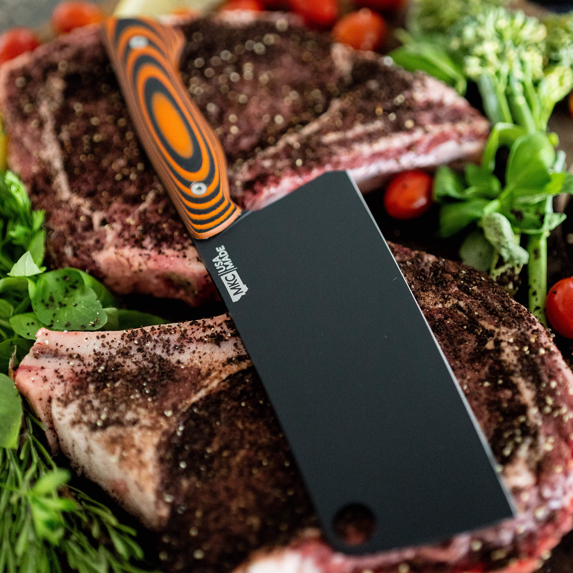 CATTLEMEN CLEAVER 2.0 - ORANGE & BLACK