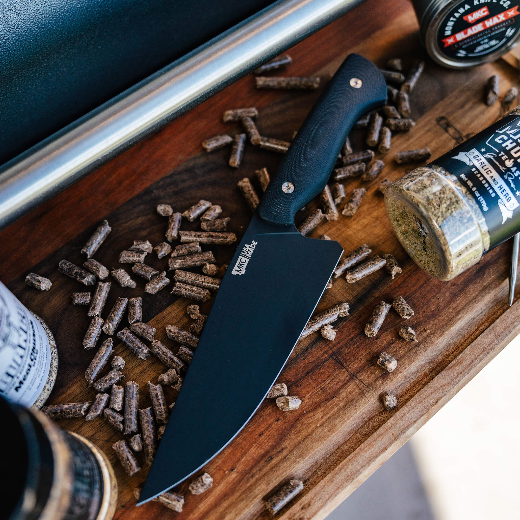 MEAT CHURCH CHEF KNIFE - BLACK