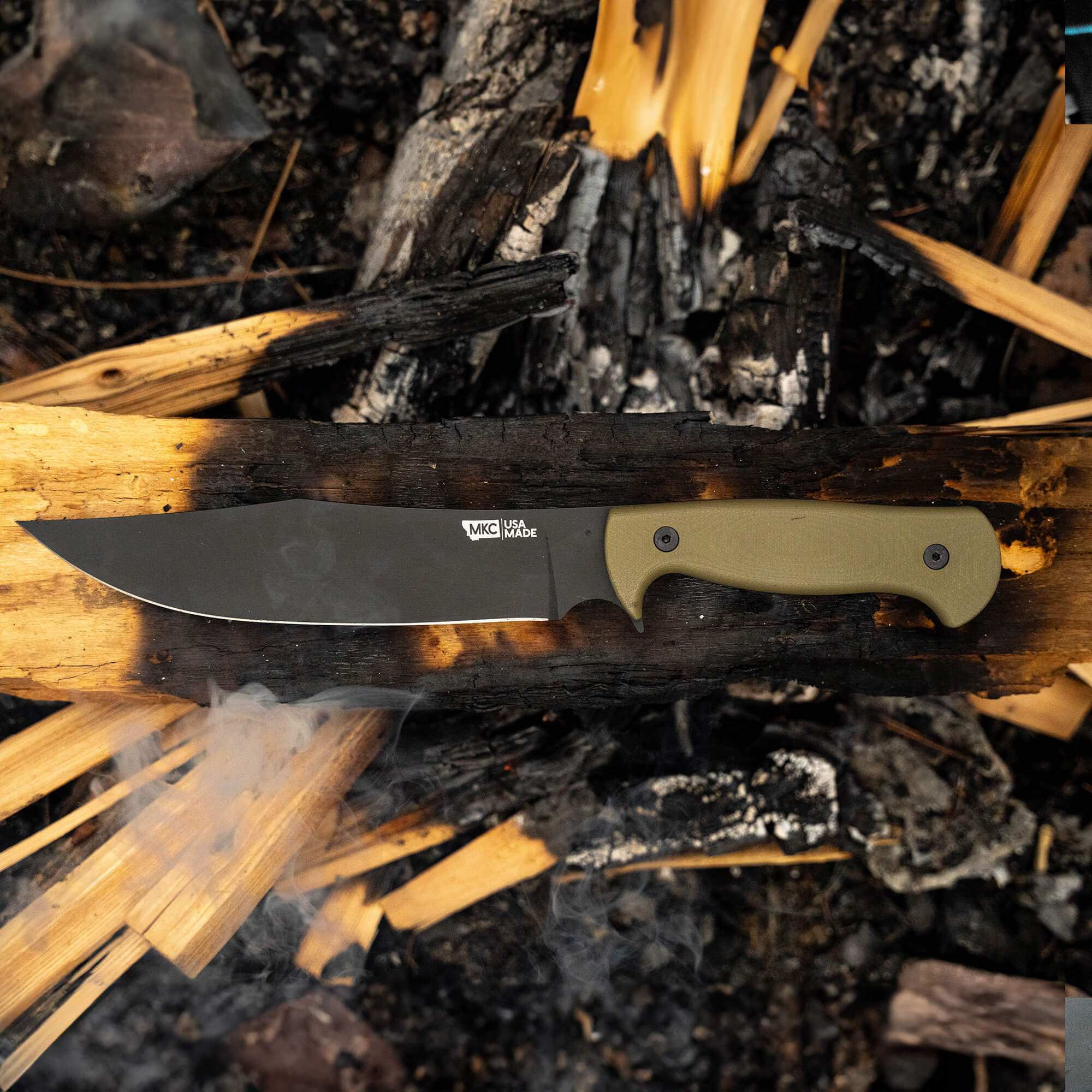 THE MARSHALL BUSHCRAFT KNIFE - OLIVE