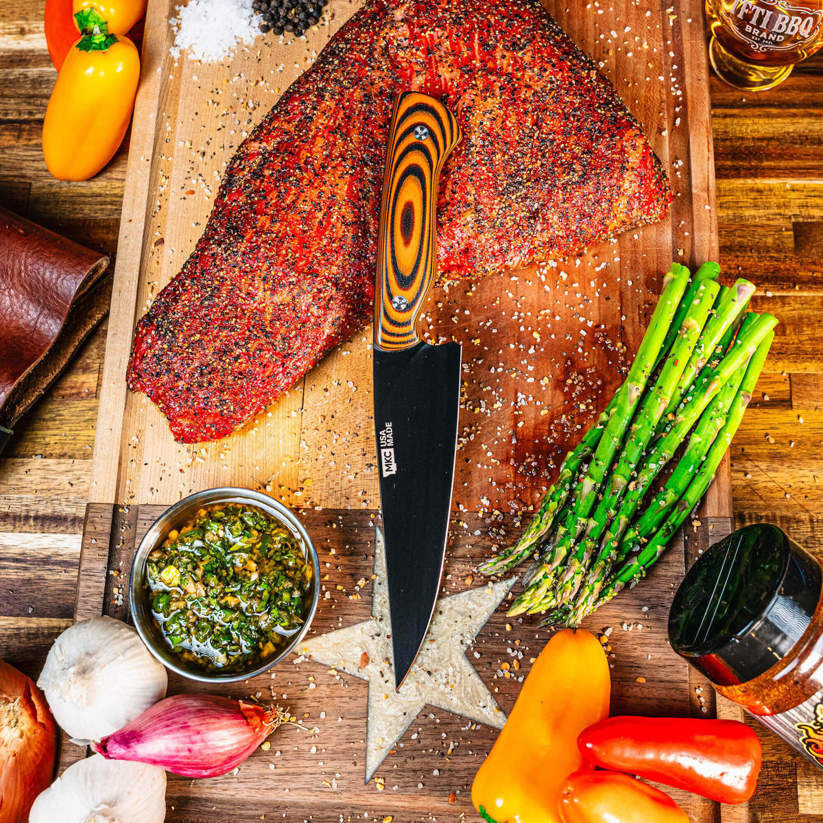 LITTLE BIGHORN PETTY - ORANGE & BLACK