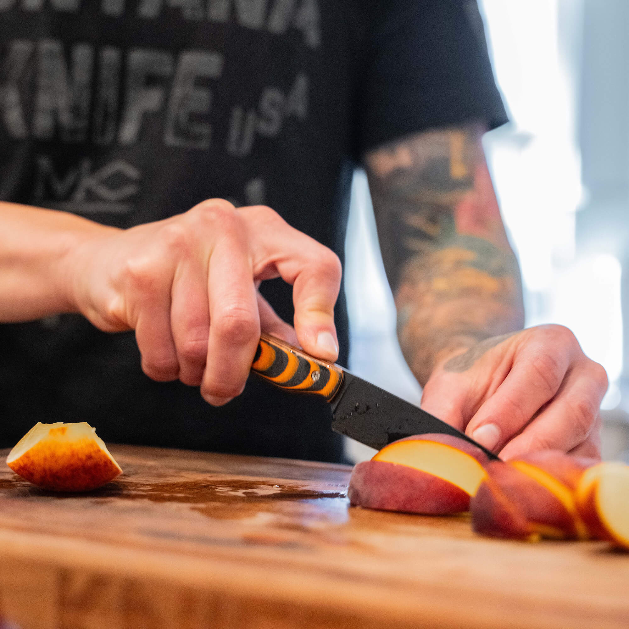 CUTBANK PARING KNIFE - ORANGE/BLACK