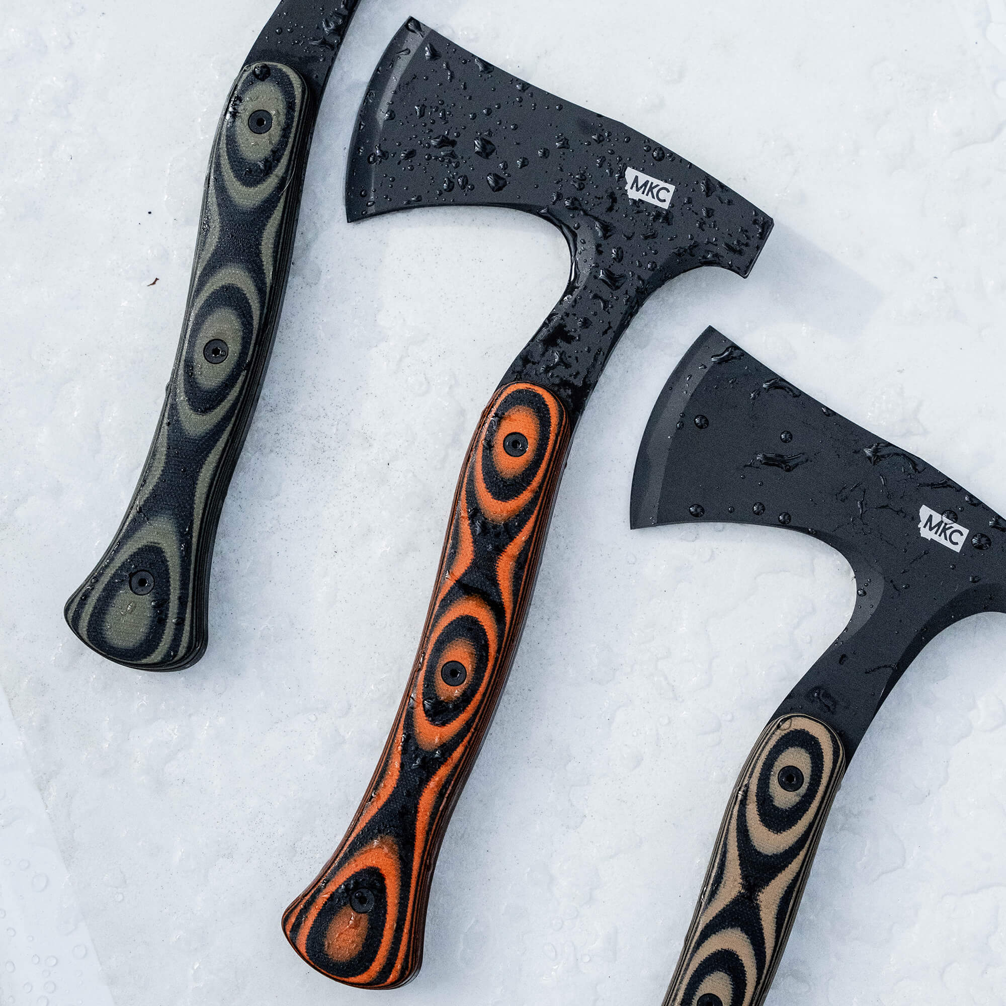 HELLGATE HATCHET - ORANGE & BLACK