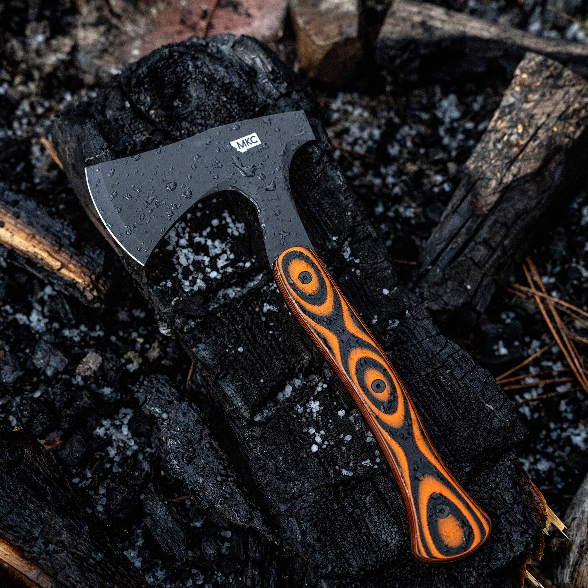 HELLGATE HATCHET - ORANGE & BLACK