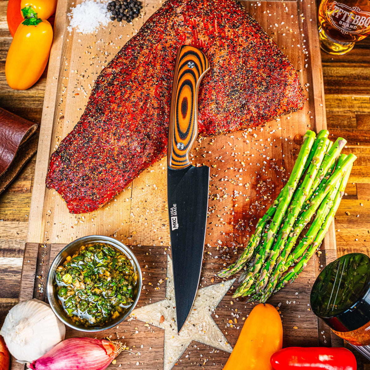 LITTLE BIGHORN PETTY - ORANGE & BLACK