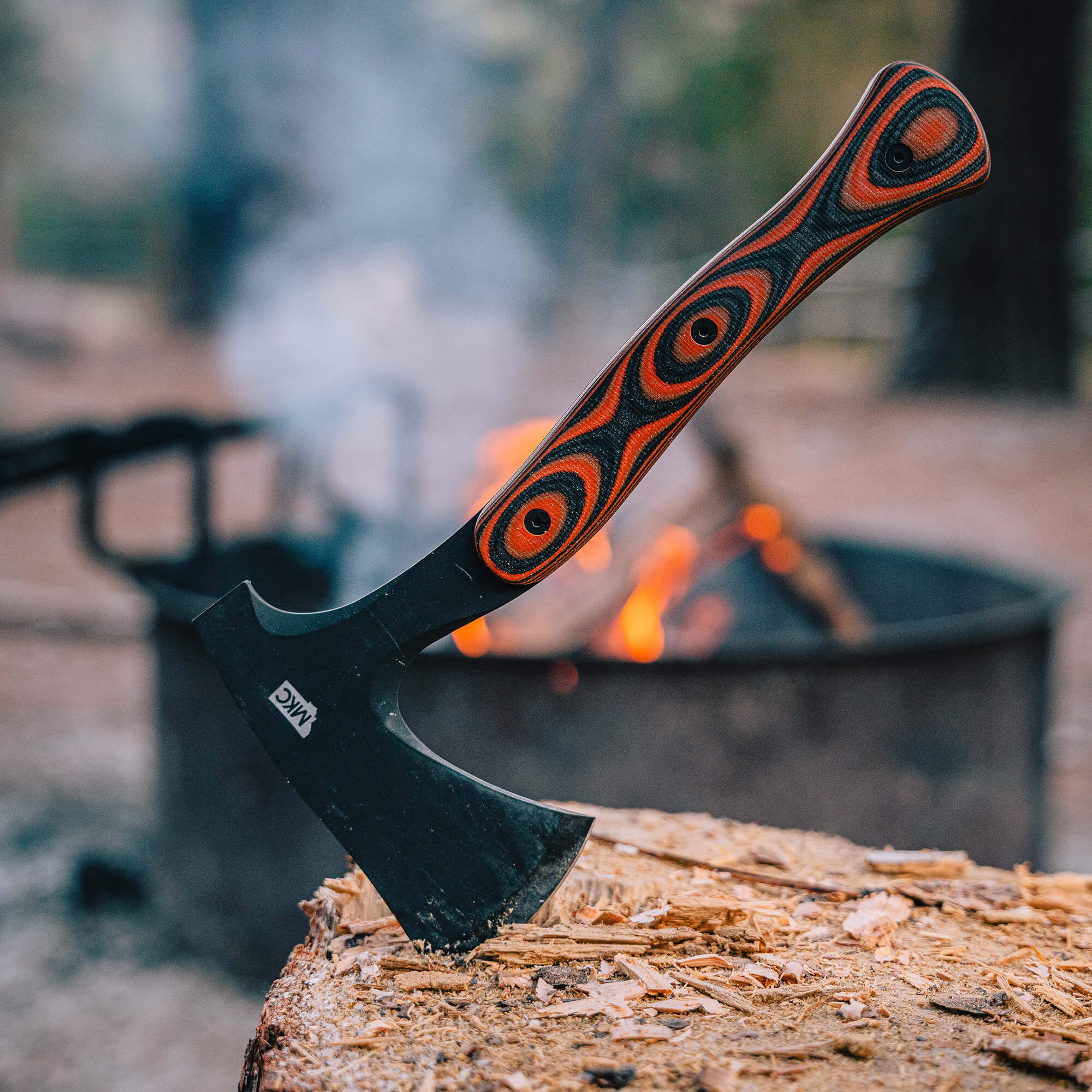 HELLGATE HATCHET - ORANGE & BLACK