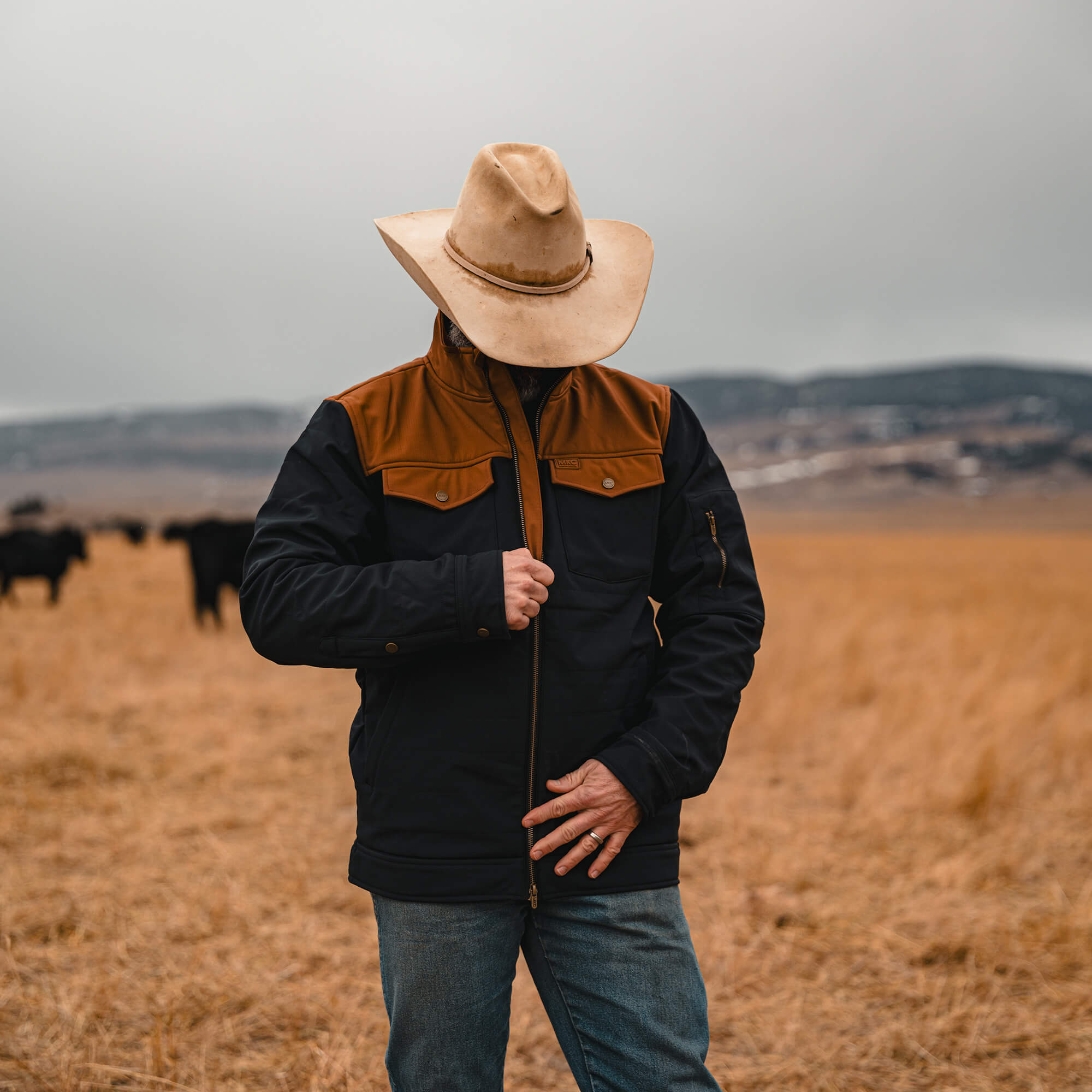 AUGUSTA JACKET - BLACK/COYOTE