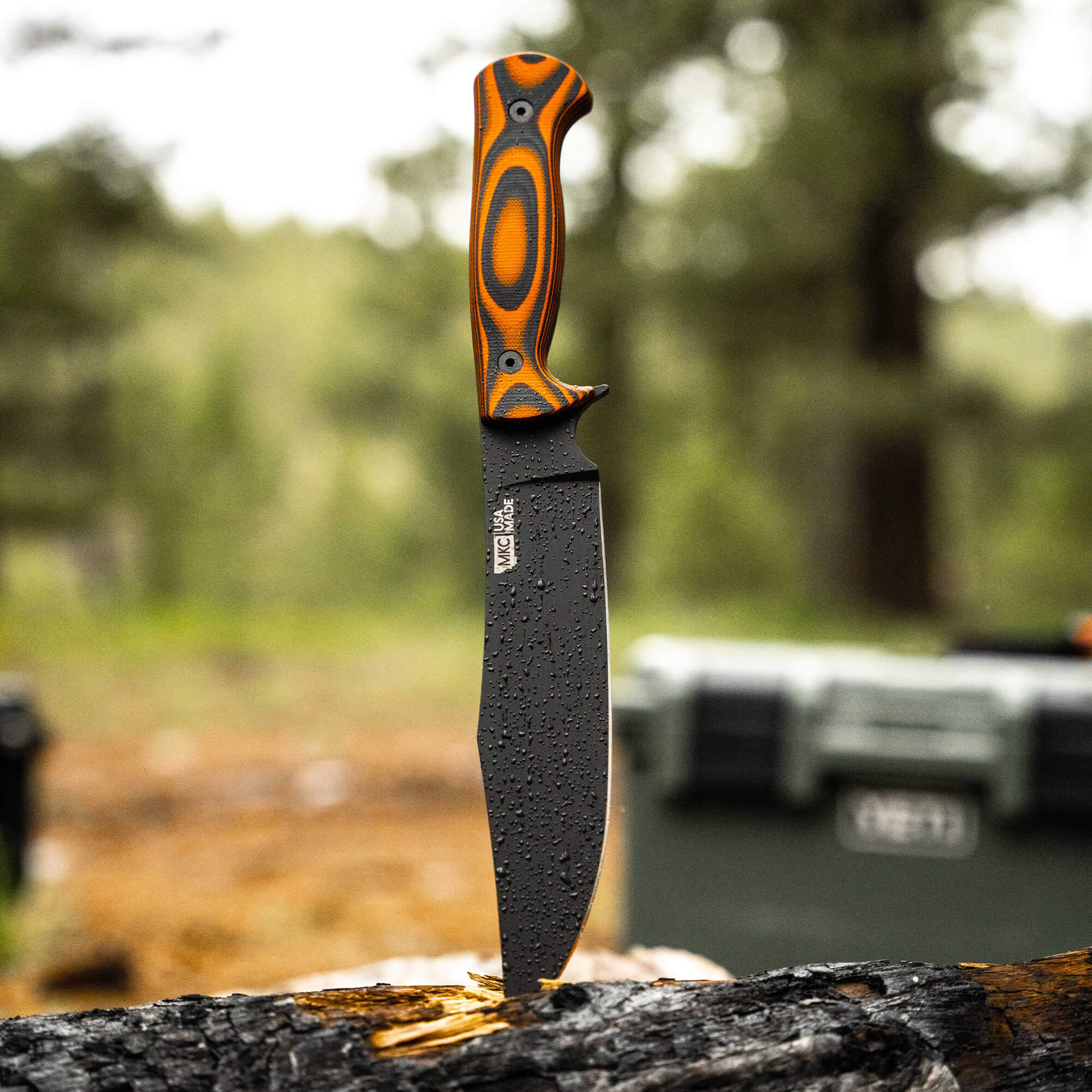 THE MARSHALL BUSHCRAFT KNIFE - ORANGE & BLACK