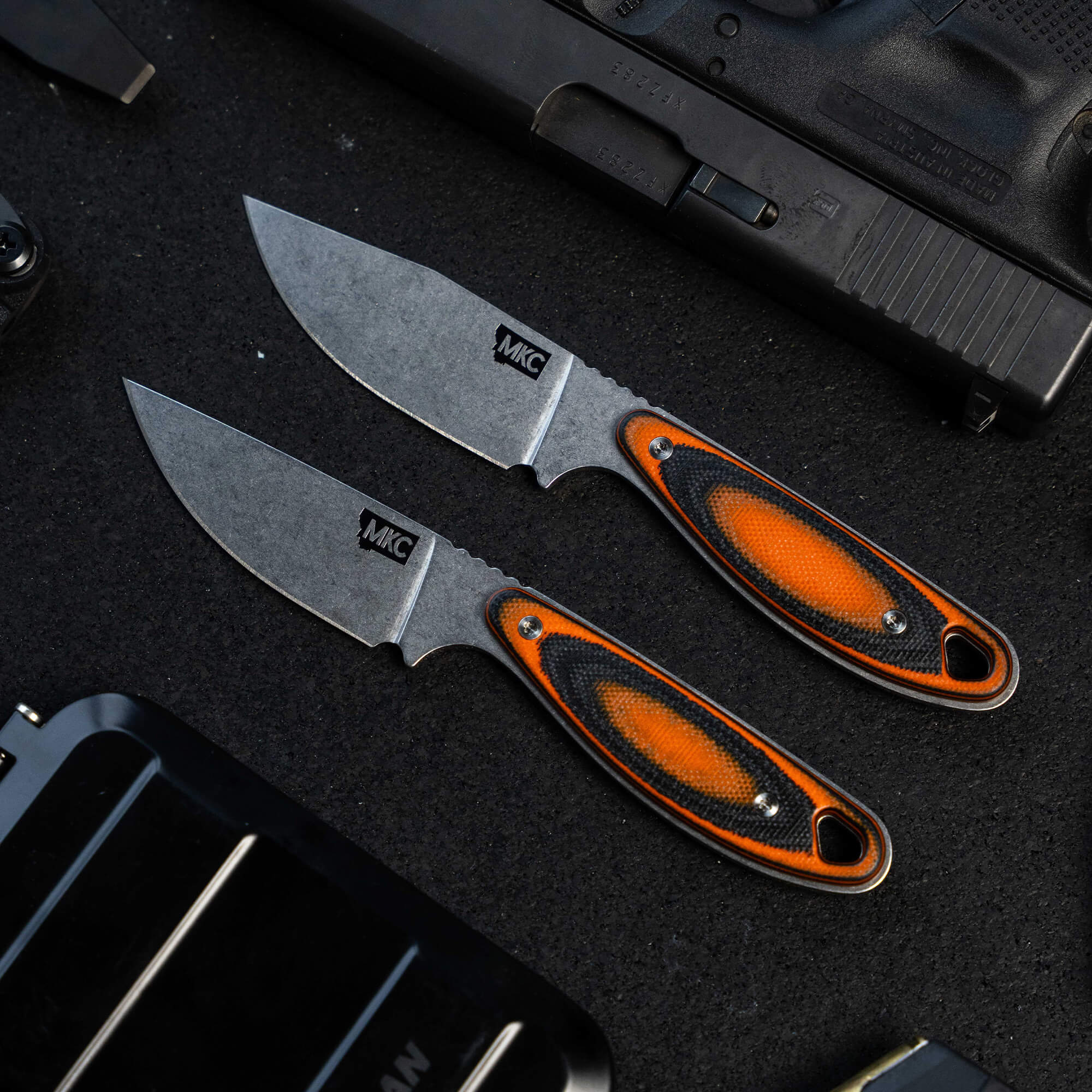 CASTLE ROCK - ORANGE & BLACK