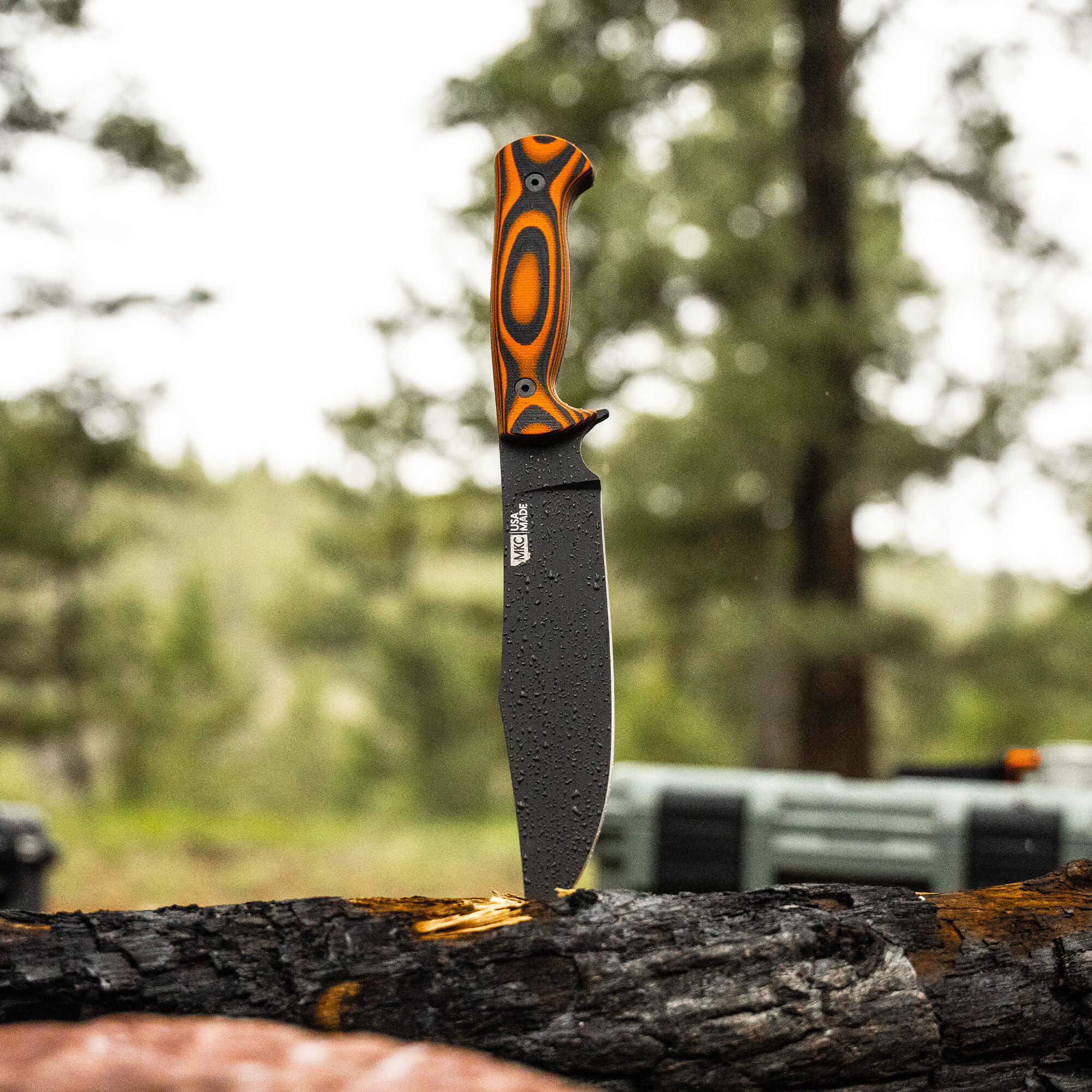 THE MARSHALL BUSHCRAFT KNIFE - ORANGE & BLACK