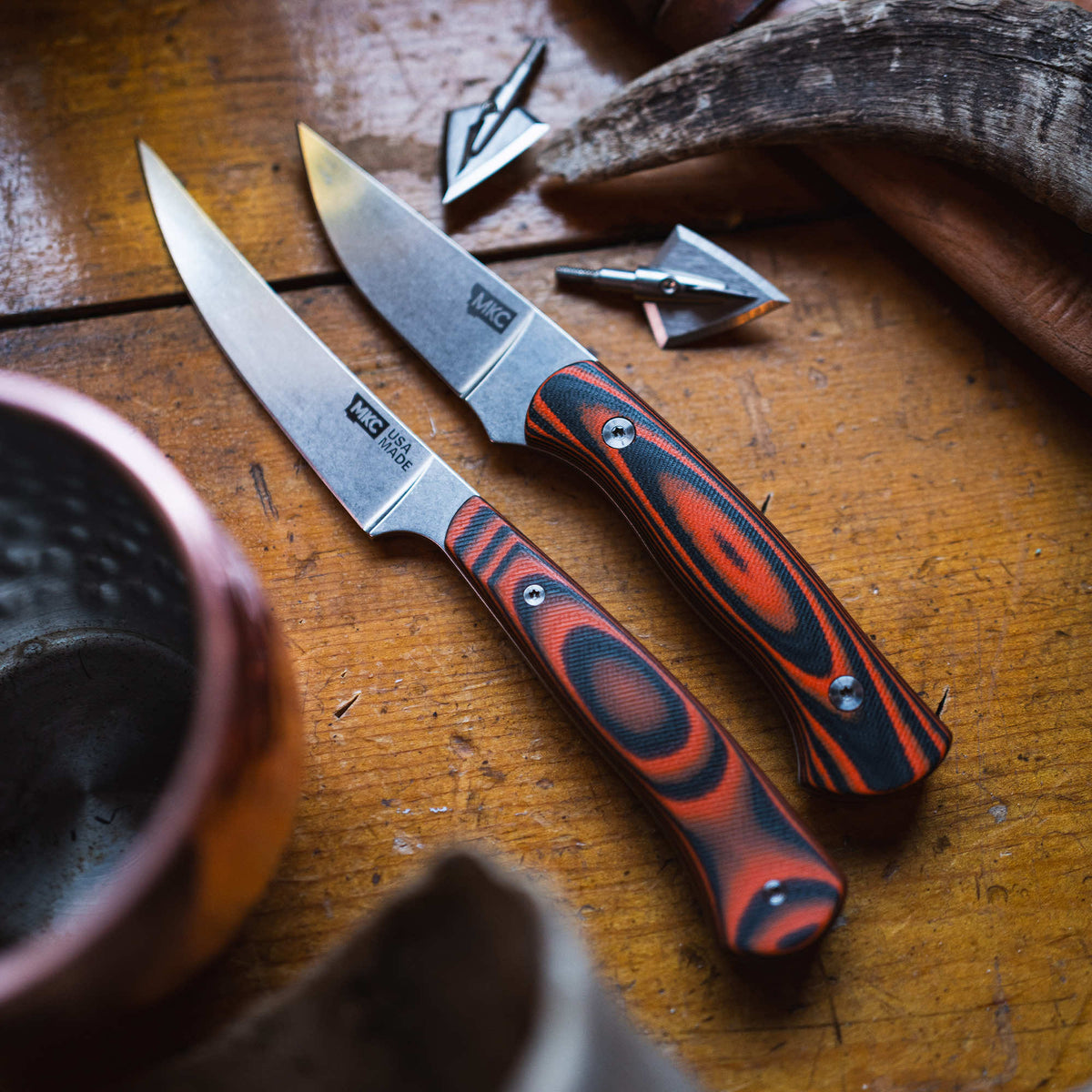 FIELD BONING KNIFE - ORANGE & BLACK