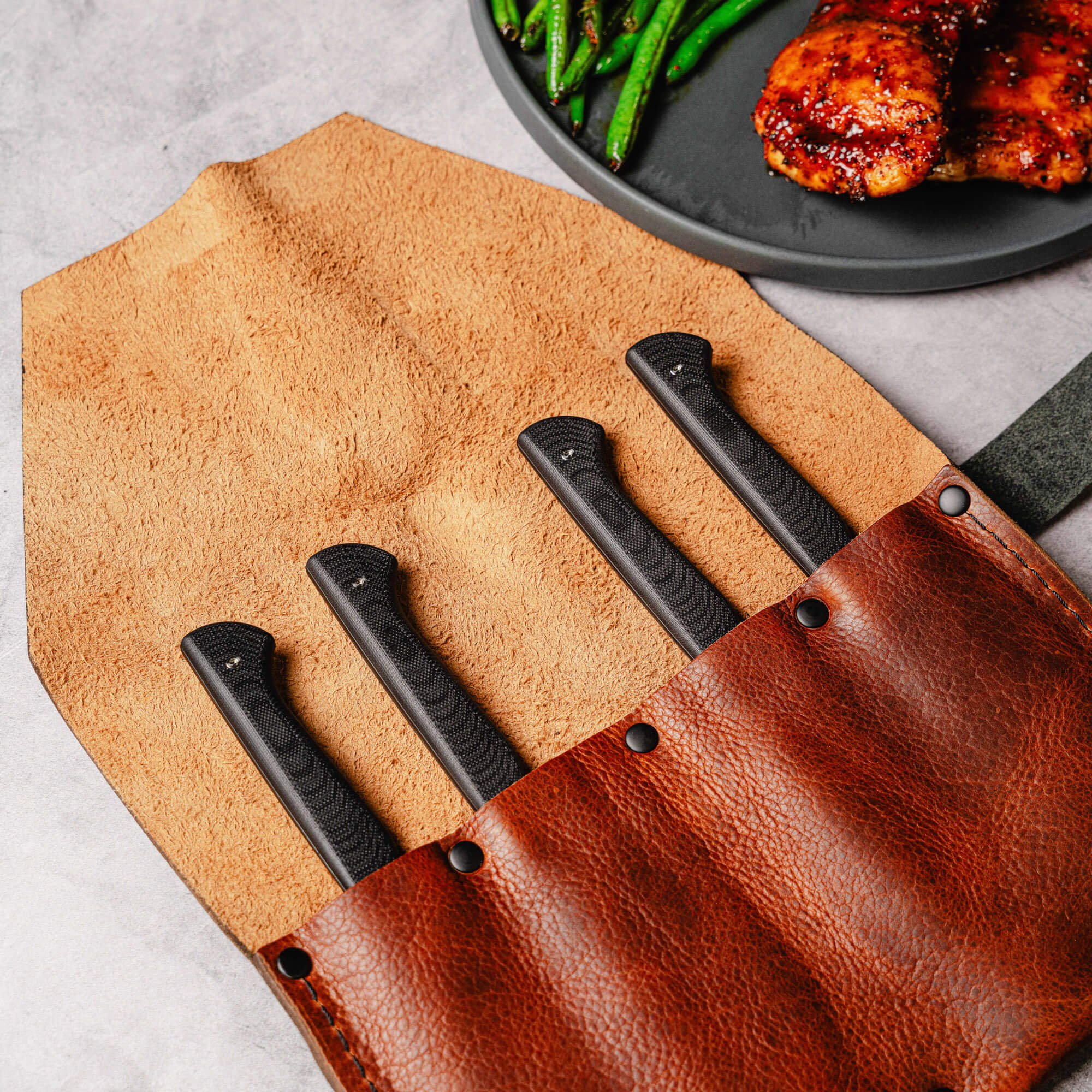MKC STEAK KNIVES (SET OF 4) - PVD - BLACK
