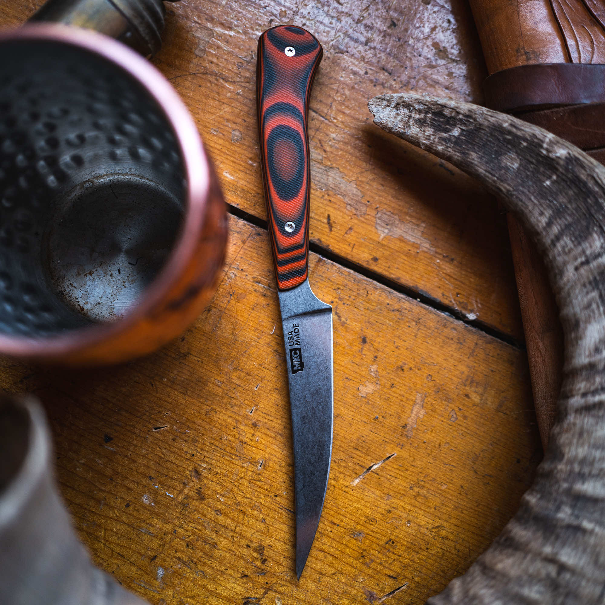 FIELD BONING KNIFE - ORANGE & BLACK