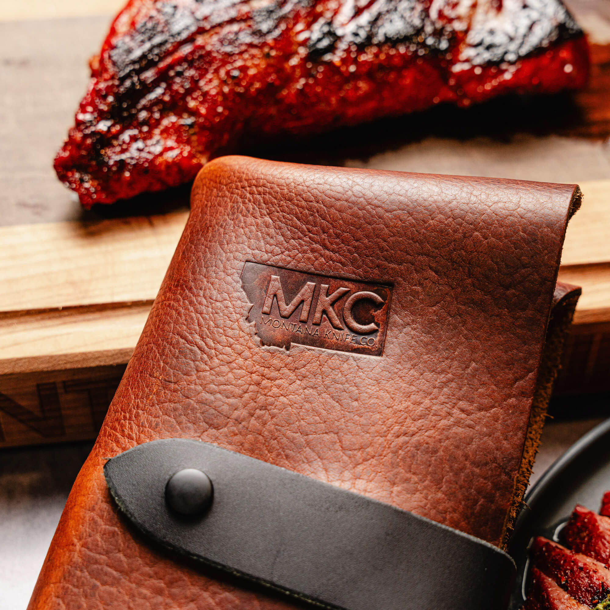 MKC STEAK KNIVES (SET OF 4) - PVD - ORANGE/BLACK