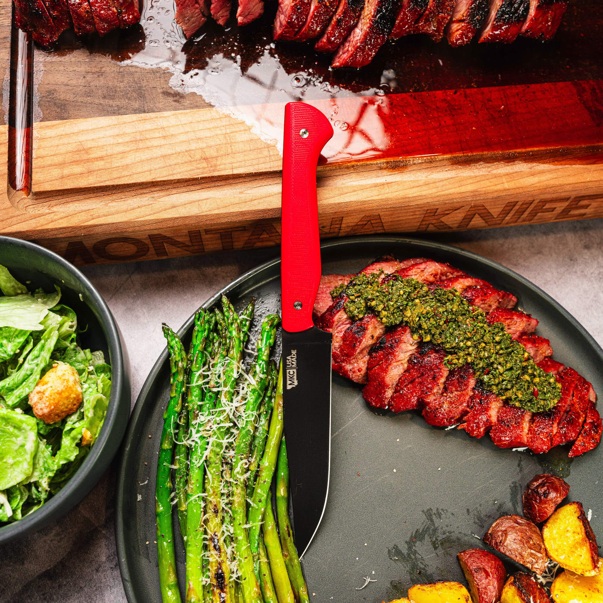 MKC STEAK KNIVES (SET OF 4) - PVD - RED