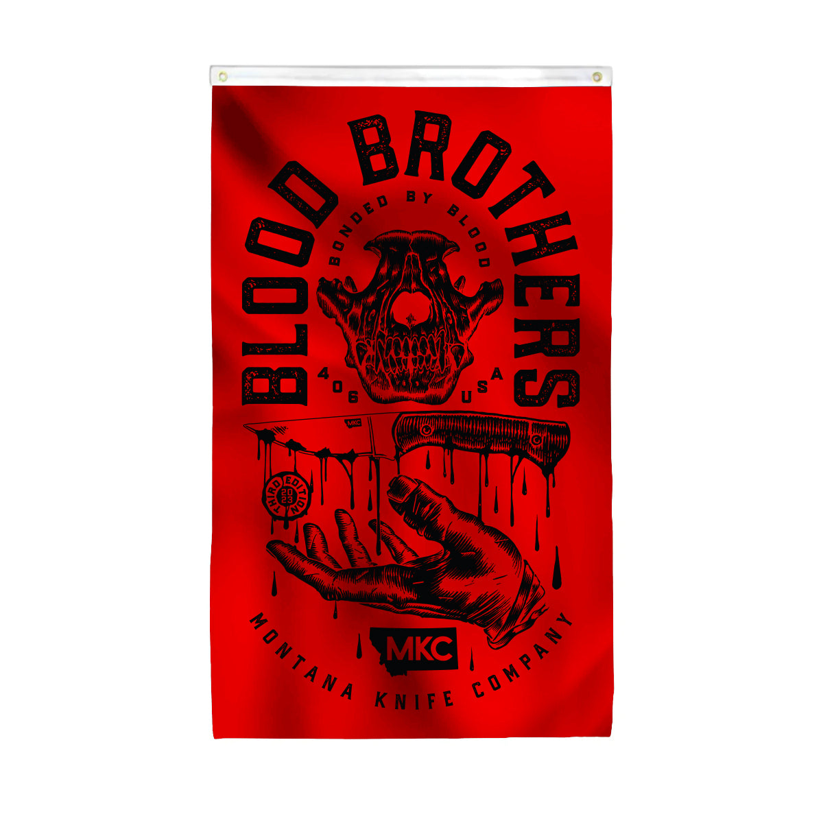 MKC BLOOD BROTHERS FLAG - EXCLUSIVE - 3'x 5'