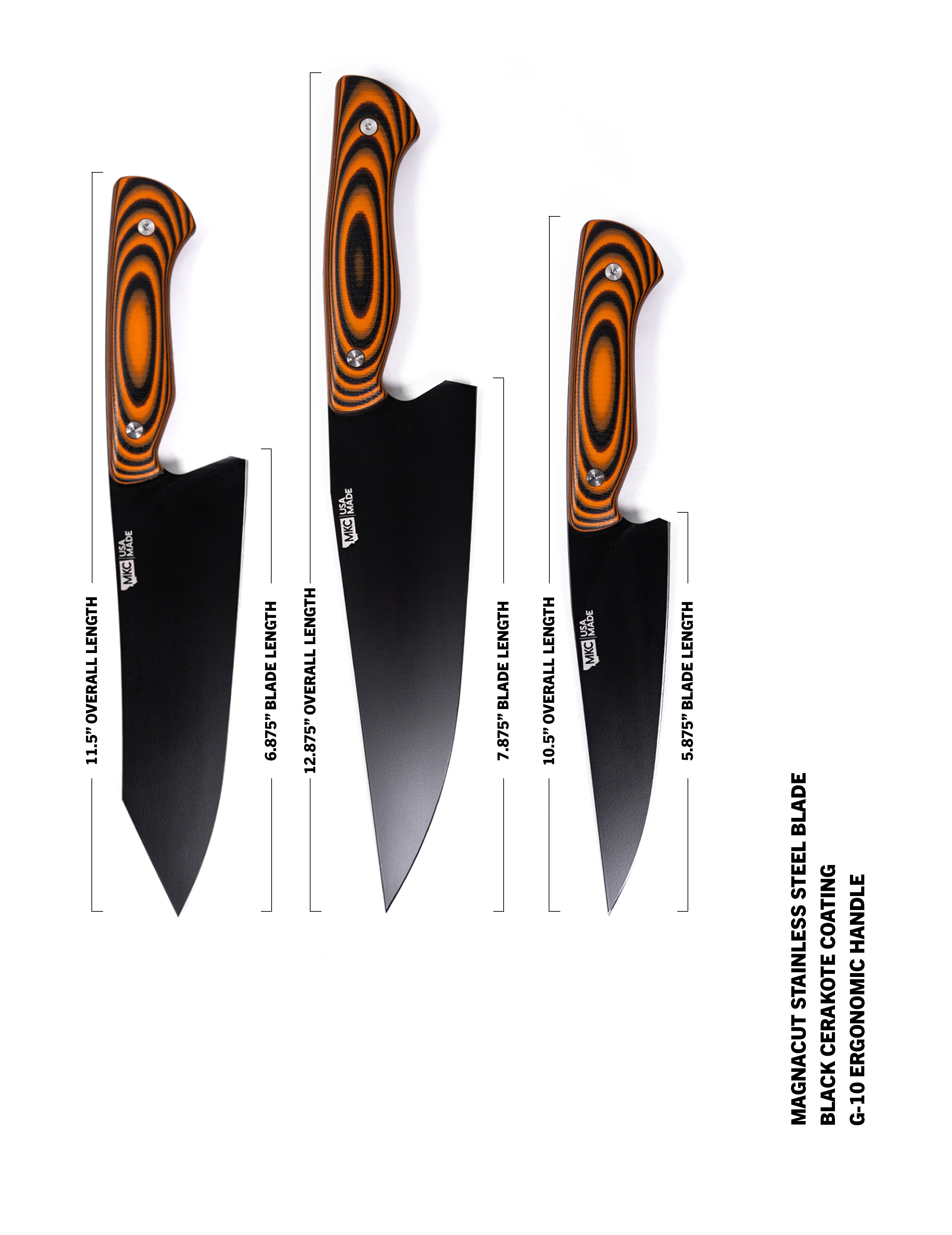 MKC CULINARY SET - ORANGE & BLACK