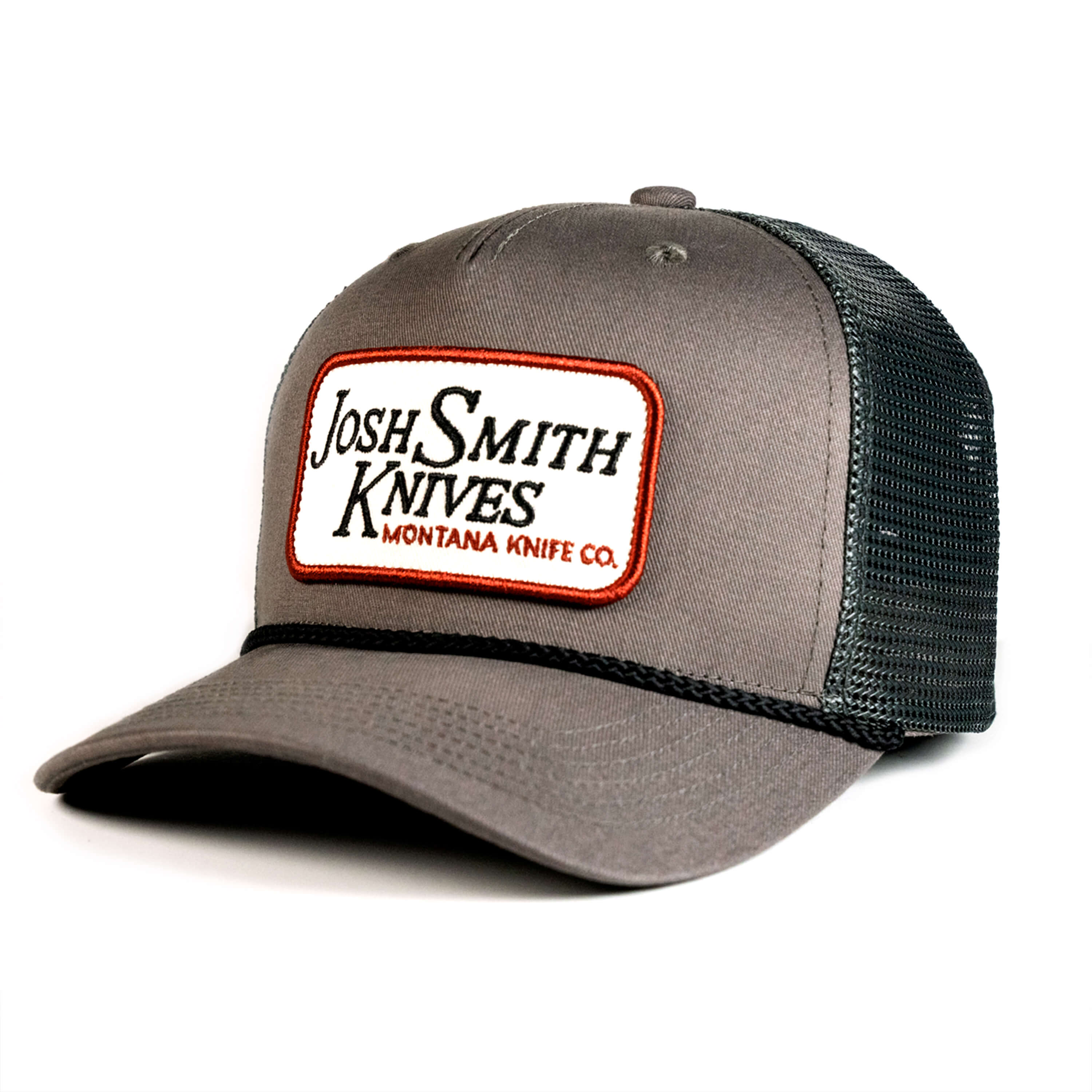 JOSH SMITH KNIVES SNAPBACK ROPE HAT - VINTAGE GREY