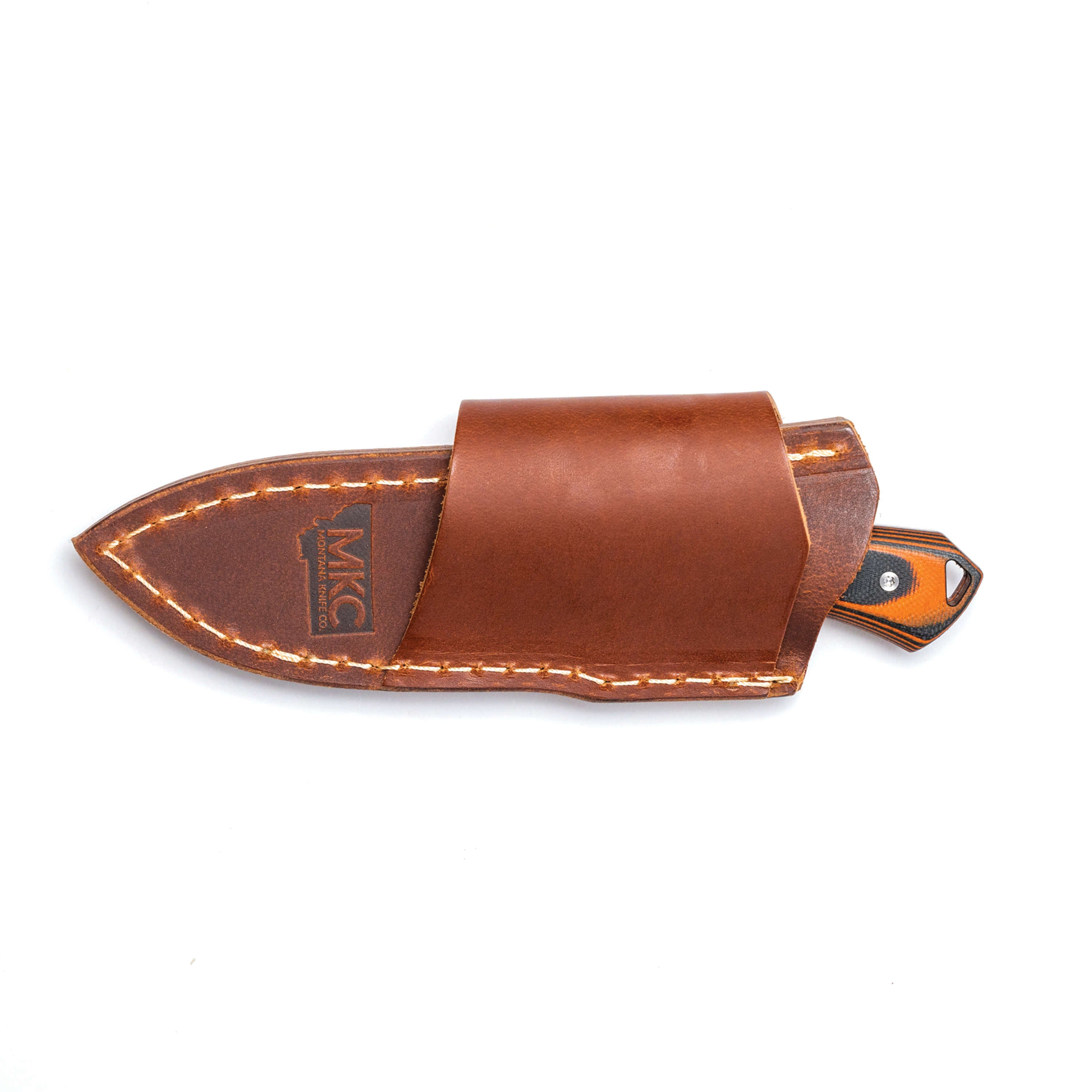 ROCKER LEATHER SHEATH - HORIZONTAL BELT CARRY