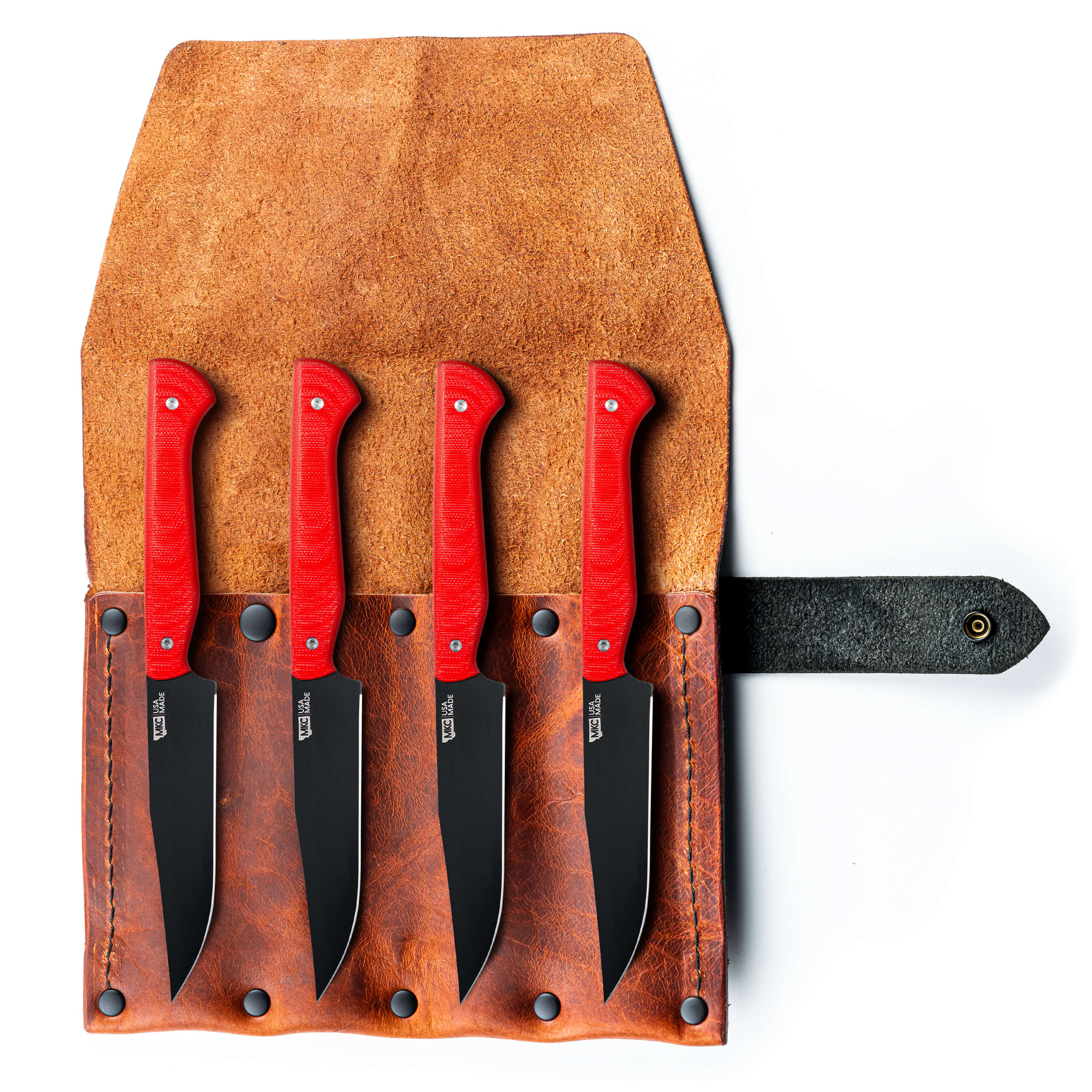 MKC STEAK KNIVES (SET OF 4) - PVD - RED