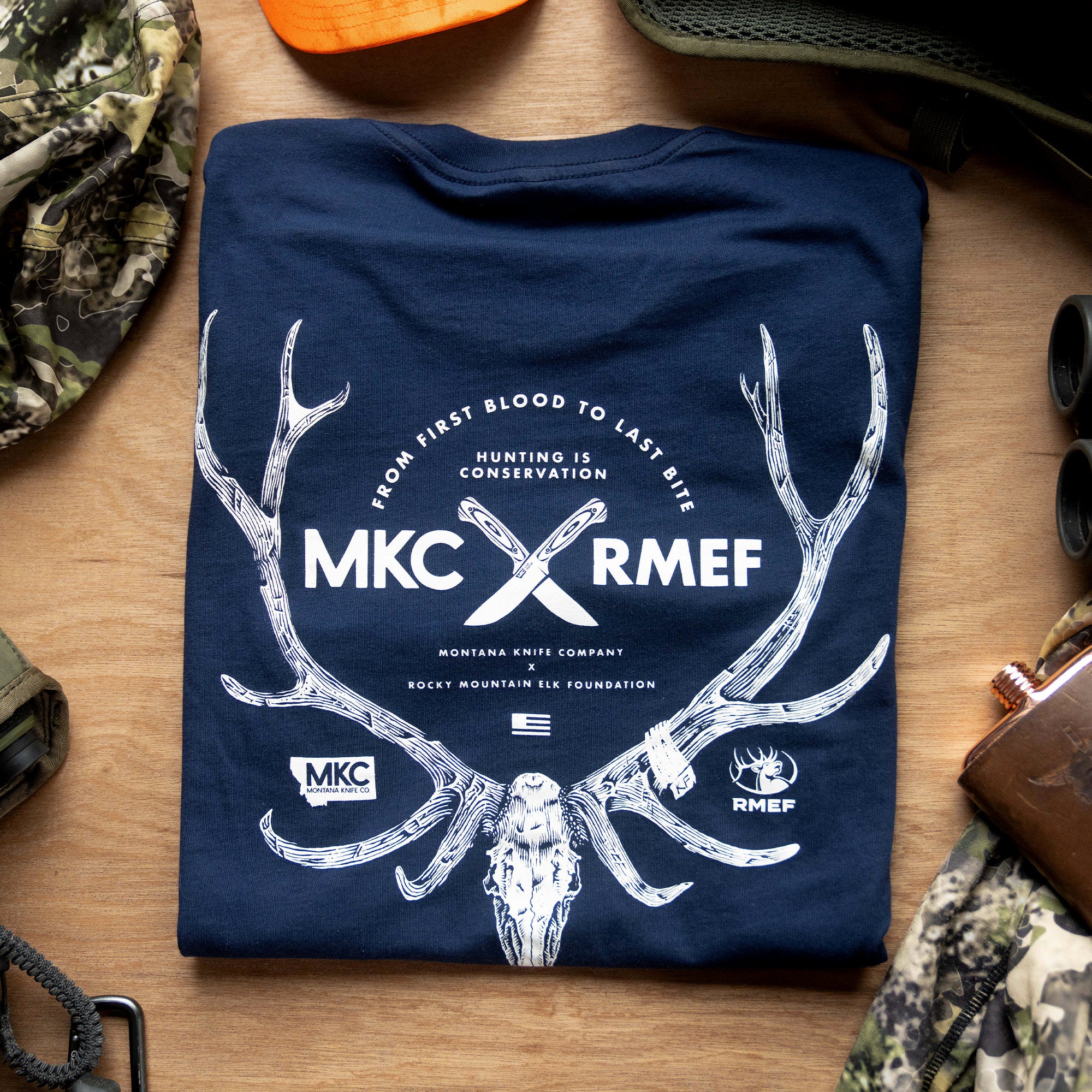 MKC x RMEF - ELK SKULL TEE